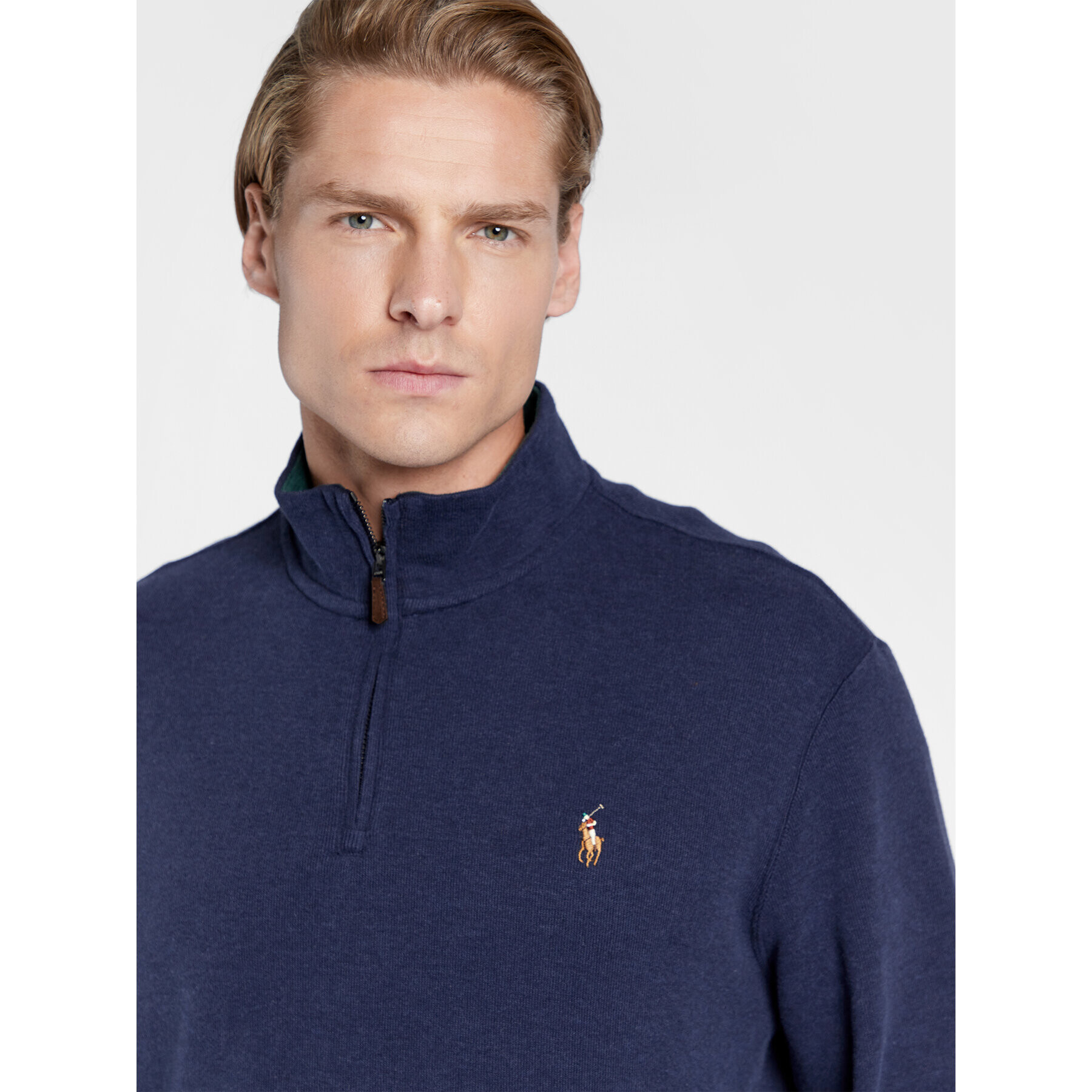 Polo Ralph Lauren Пуловер 710877001004 Тъмносин Regular Fit - Pepit.bg