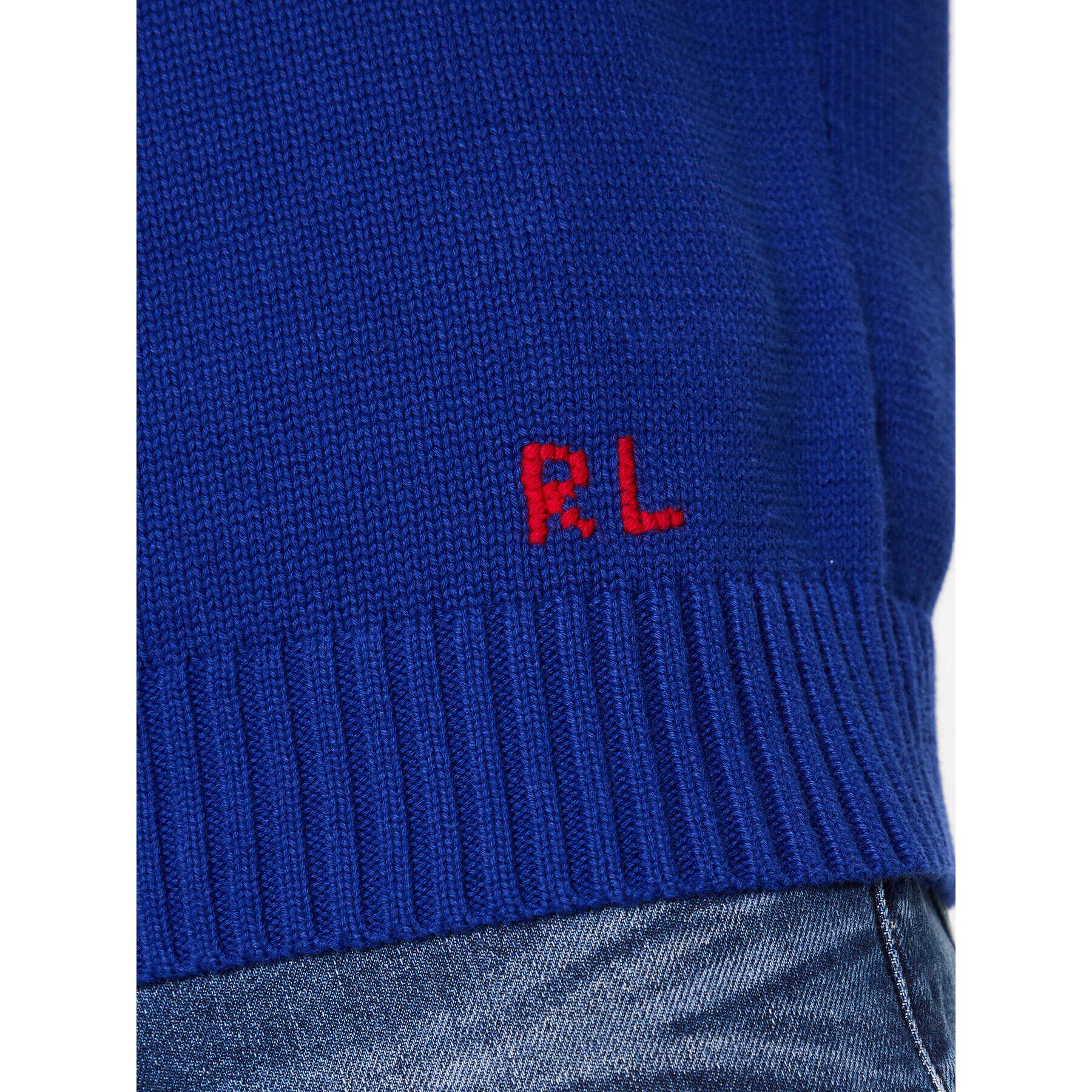 Polo Ralph Lauren Пуловер 710890568001 Син Regular Fit - Pepit.bg