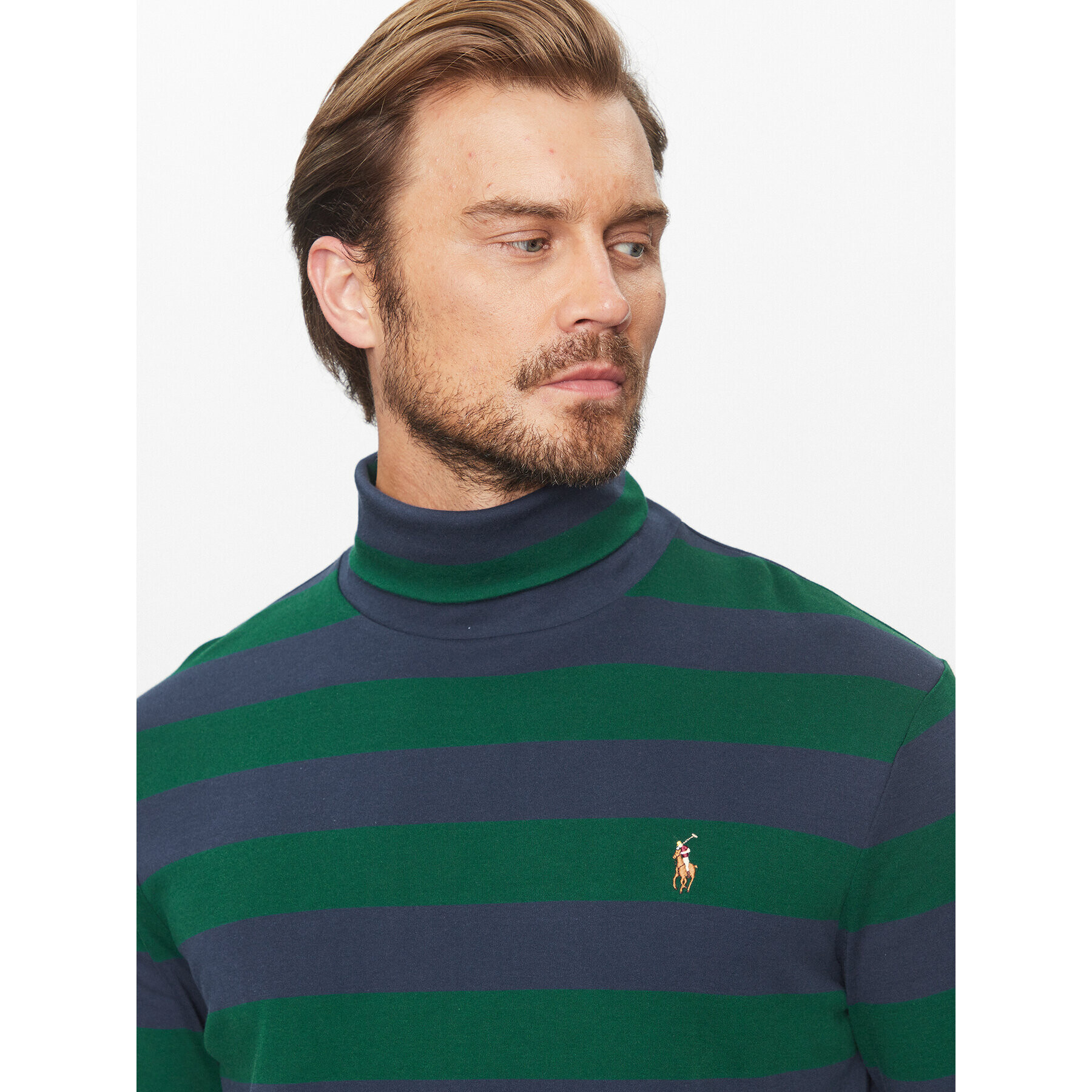 Polo Ralph Lauren Пуловер 710916608002 Зелен Regular Fit - Pepit.bg