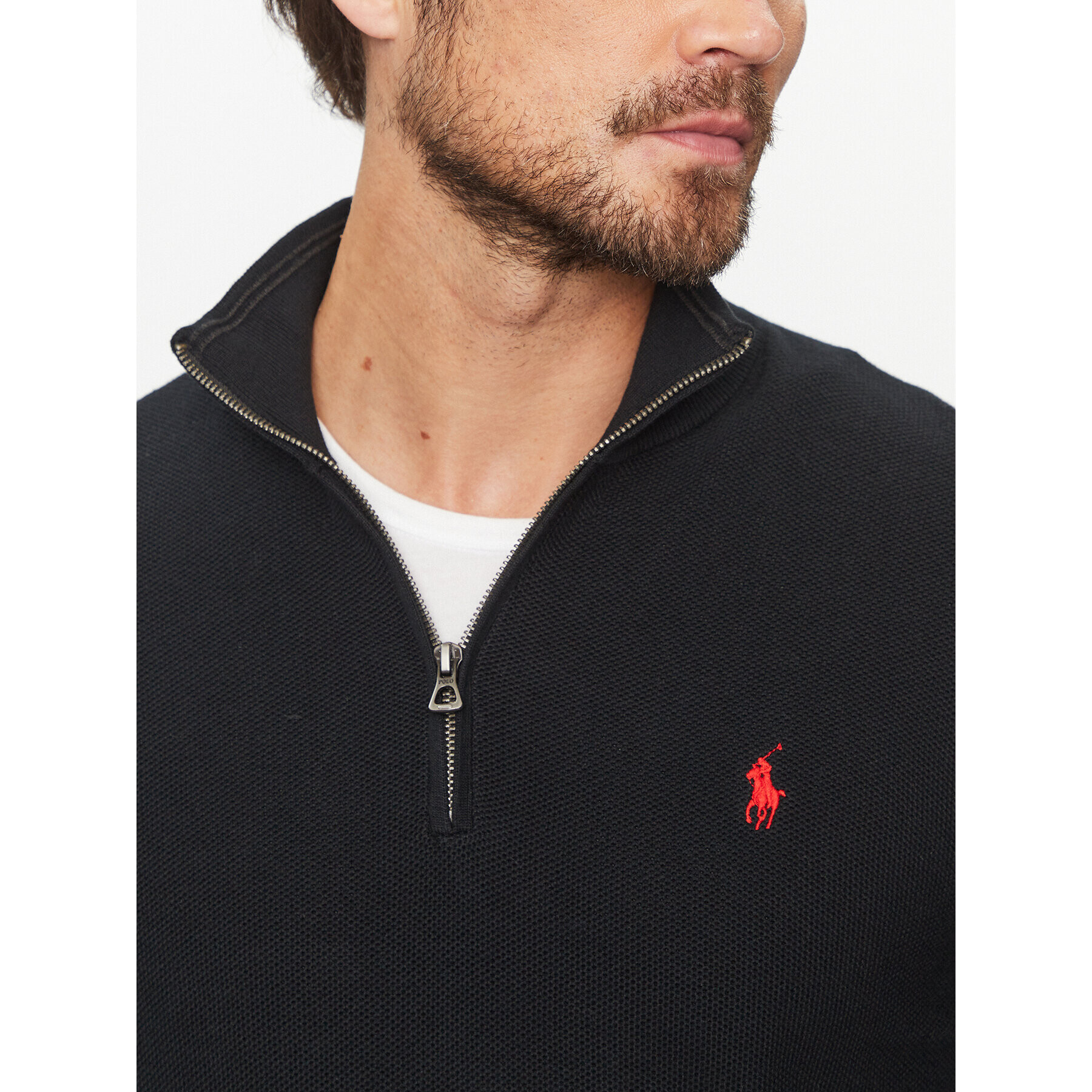 Polo Ralph Lauren Пуловер 710932304003 Черен Regular Fit - Pepit.bg