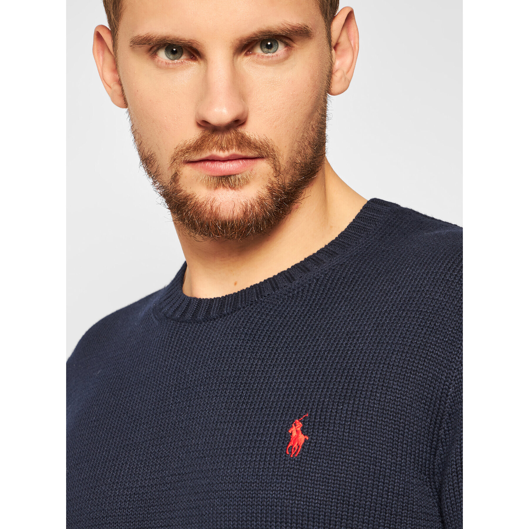 Polo Ralph Lauren Пуловер Classic 710810846001 Тъмносин Regular Fit - Pepit.bg