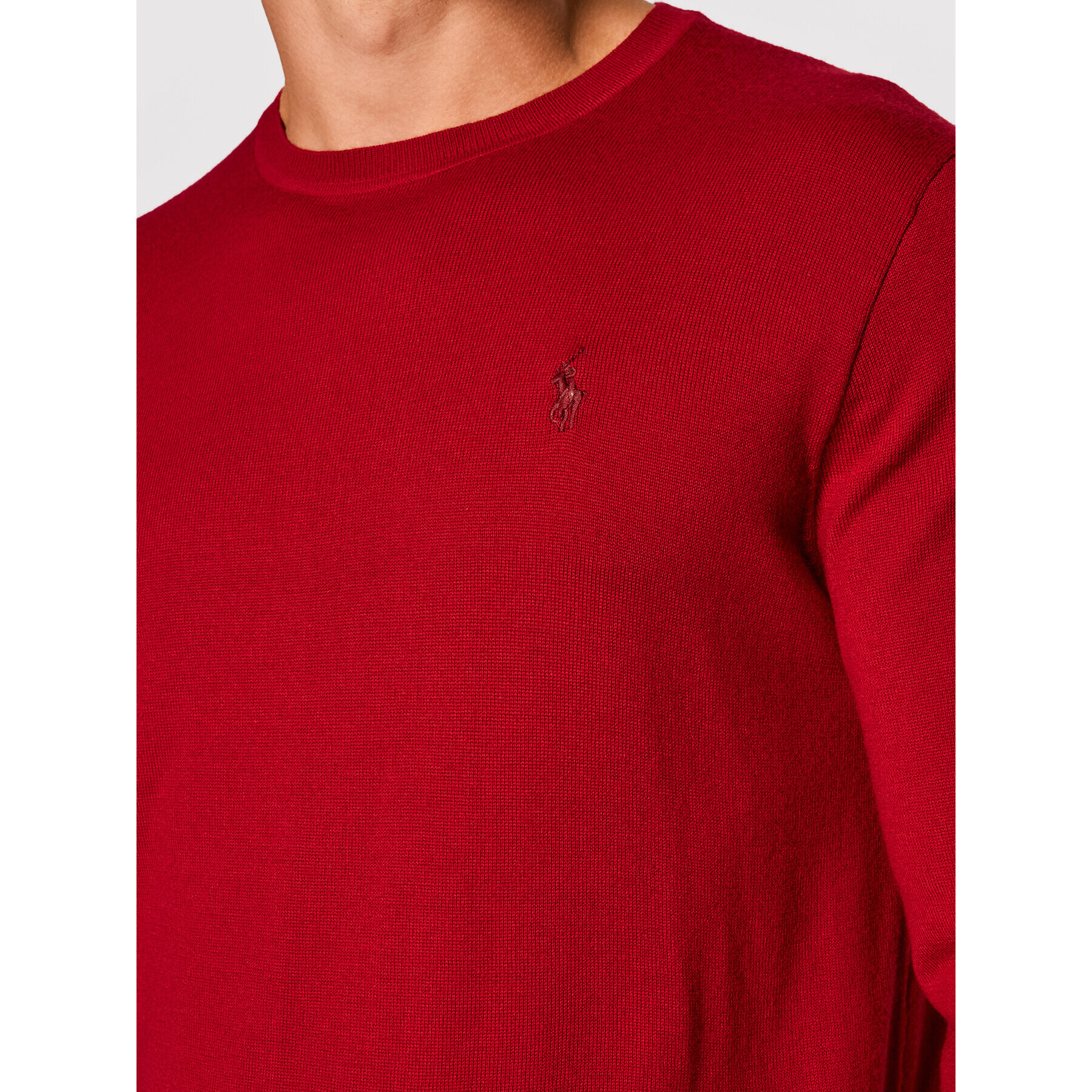 Polo Ralph Lauren Пуловер Ls Sf Cn Pp 710714346012 Червен Slim Fit - Pepit.bg