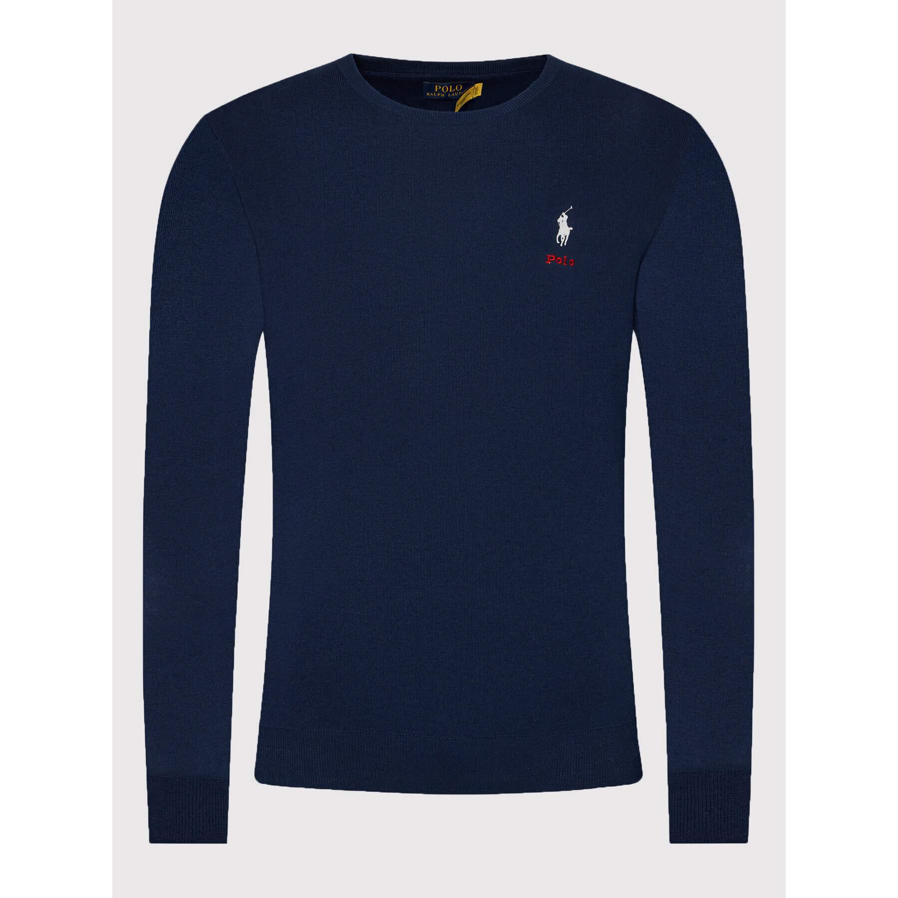 Polo Ralph Lauren Пуловер Lsl 710850117001 Тъмносин Regular Fit - Pepit.bg