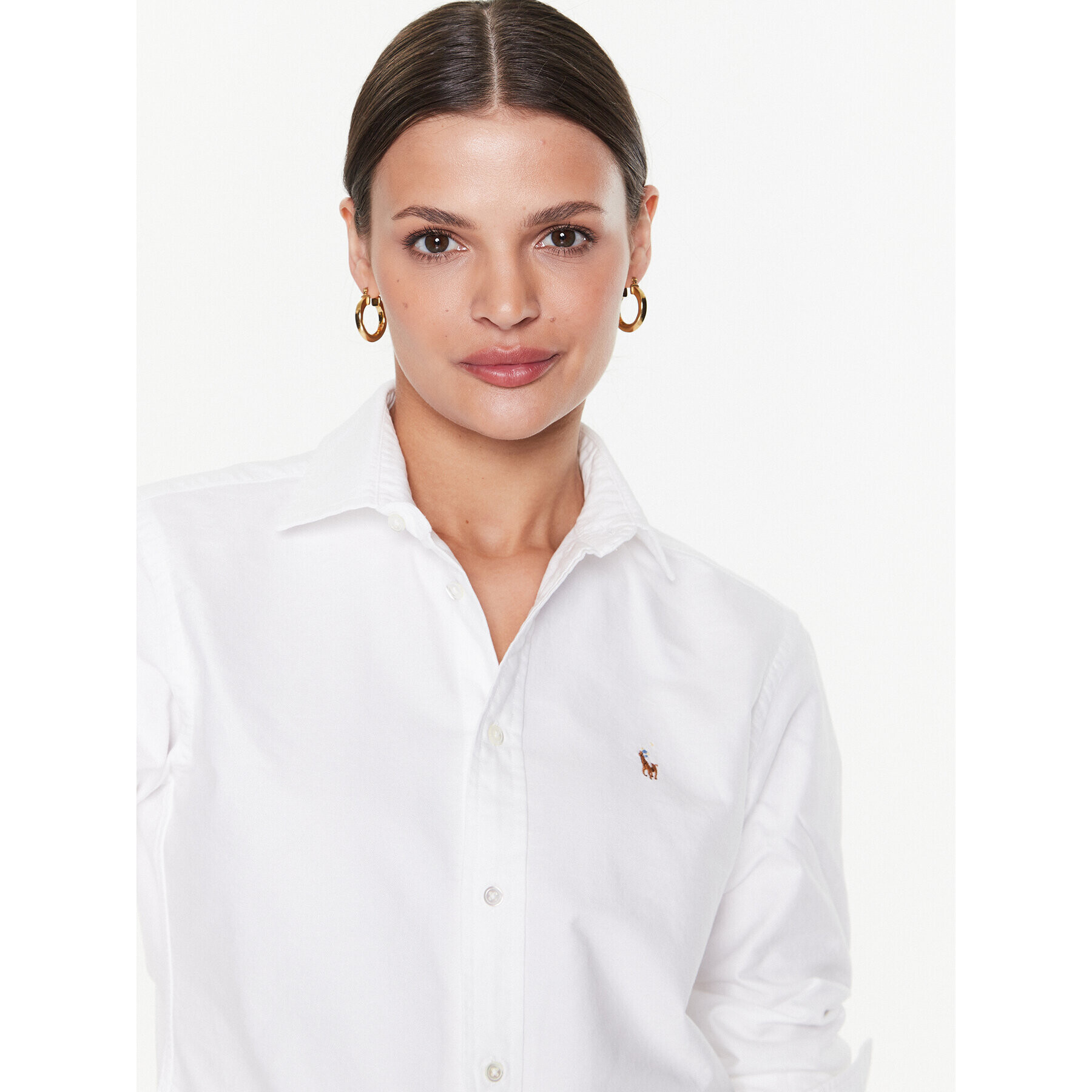 Polo Ralph Lauren Риза 211891377003 Бял Regular Fit - Pepit.bg