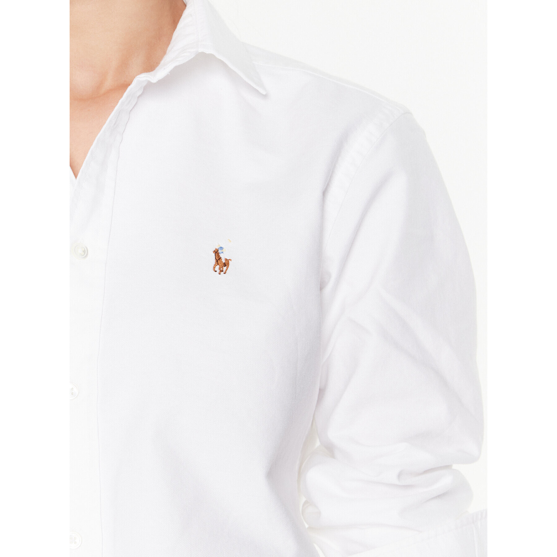 Polo Ralph Lauren Риза 211891377003 Бял Regular Fit - Pepit.bg
