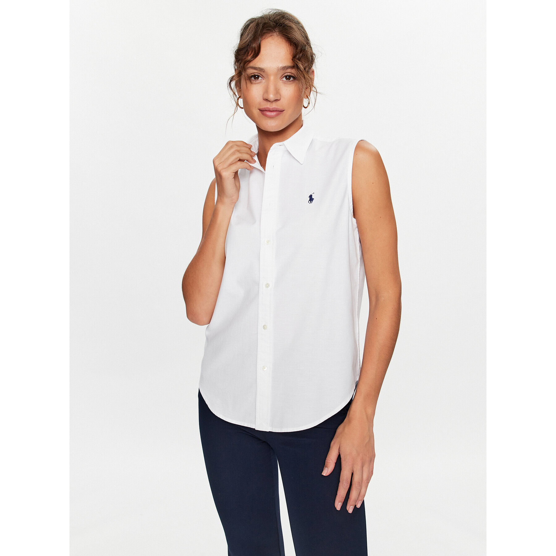 Polo Ralph Lauren Риза 211906520001 Бял Regular Fit - Pepit.bg