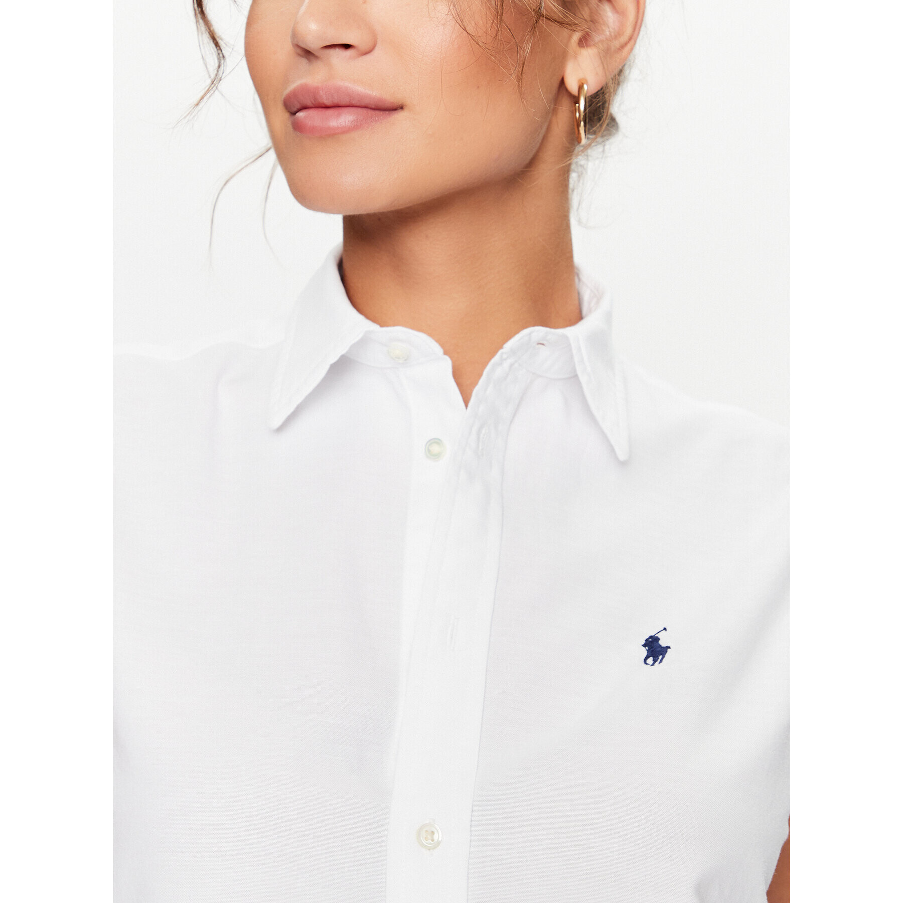 Polo Ralph Lauren Риза 211906520001 Бял Regular Fit - Pepit.bg