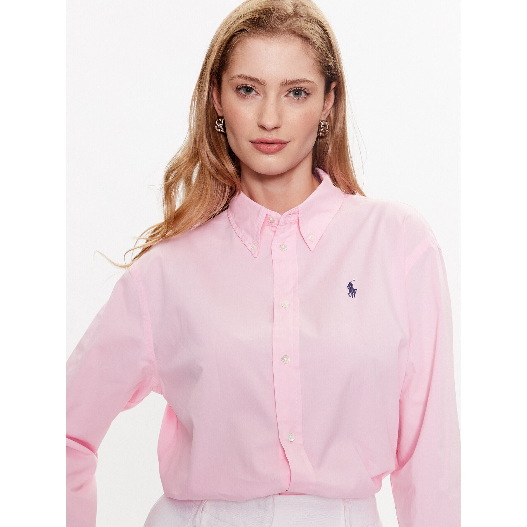 Polo Ralph Lauren Риза 211915947001 Розов Relaxed Fit - Pepit.bg