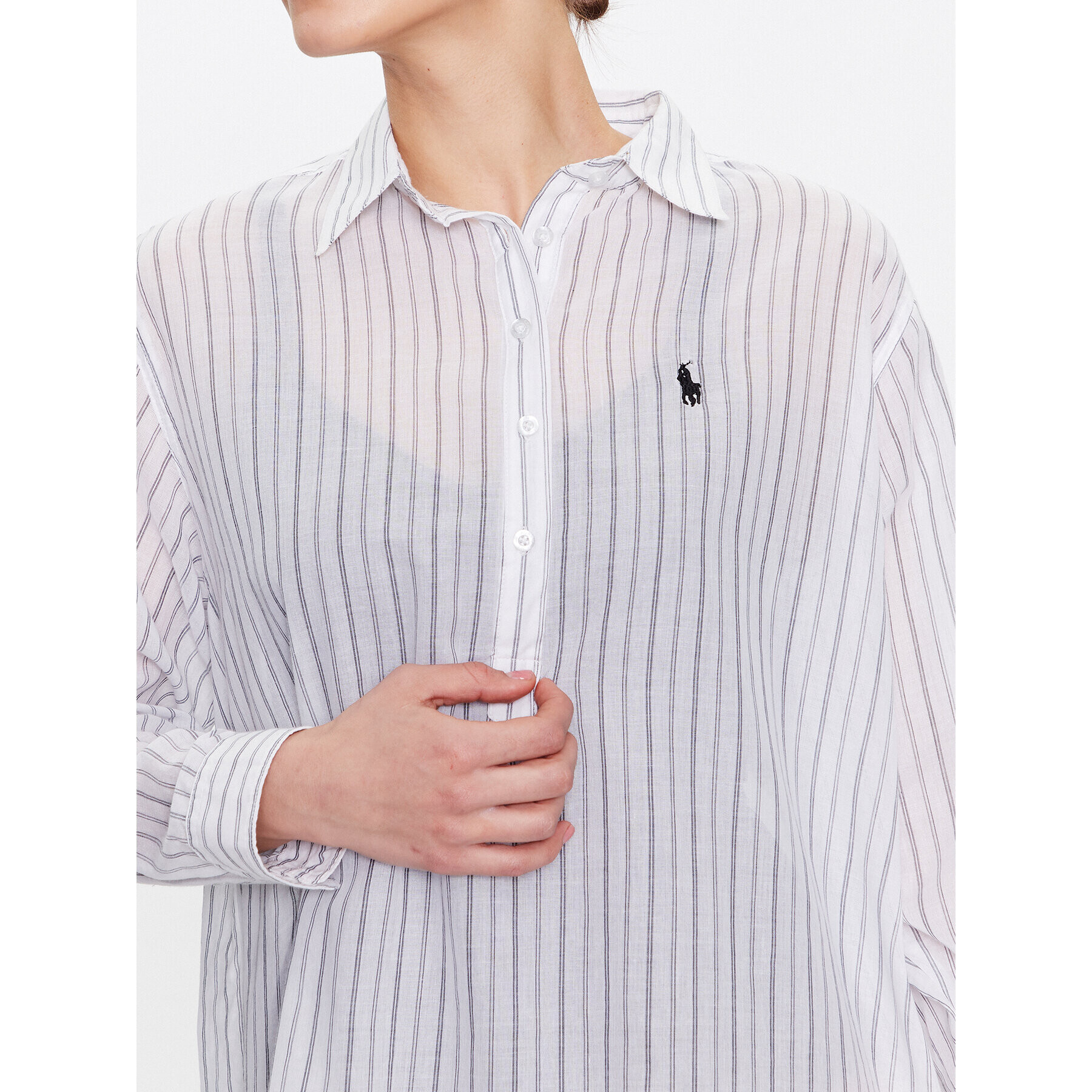 Polo Ralph Lauren Риза 21260374 Бял Relaxed Fit - Pepit.bg