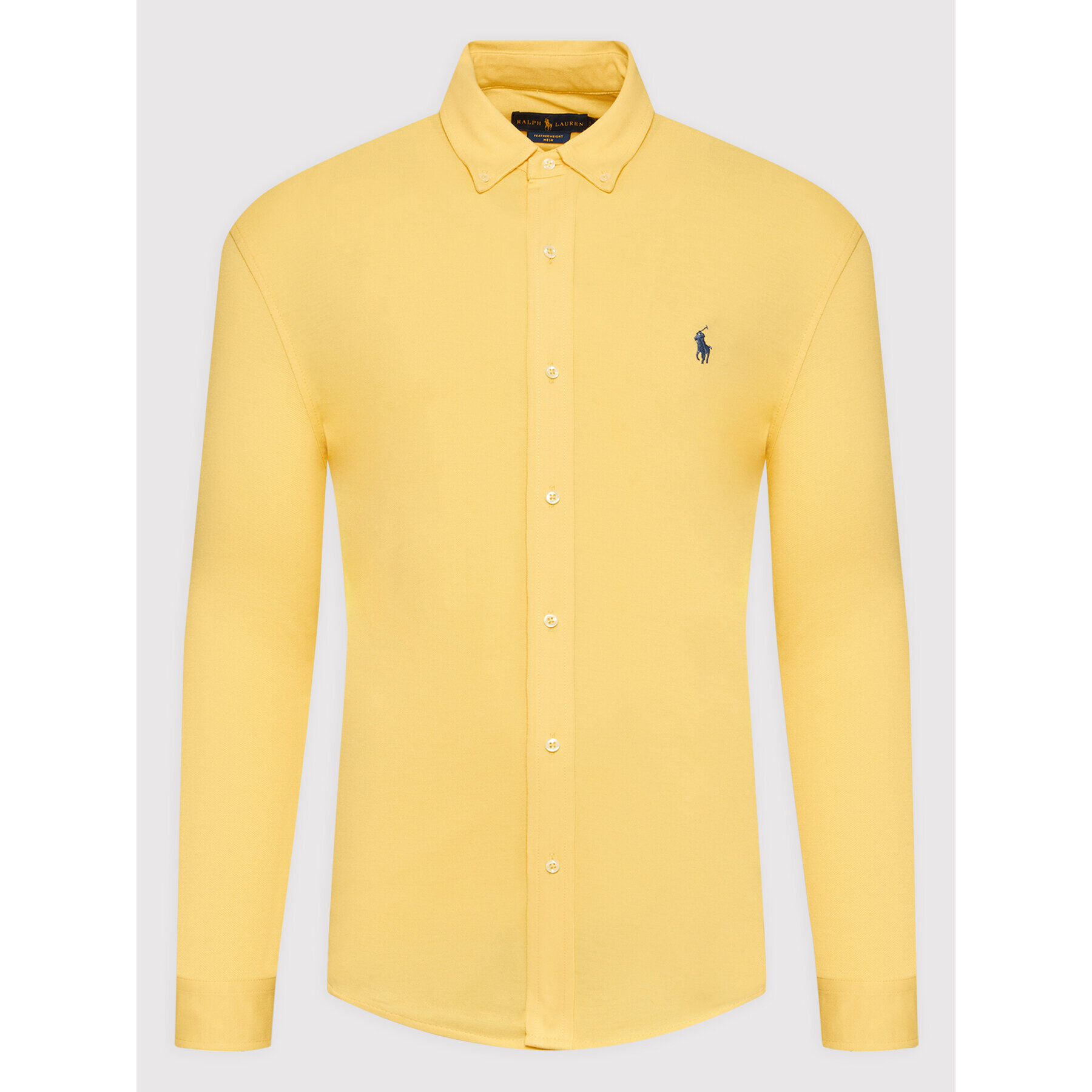 Polo Ralph Lauren Риза 710654408076 Жълт Regular Fit - Pepit.bg