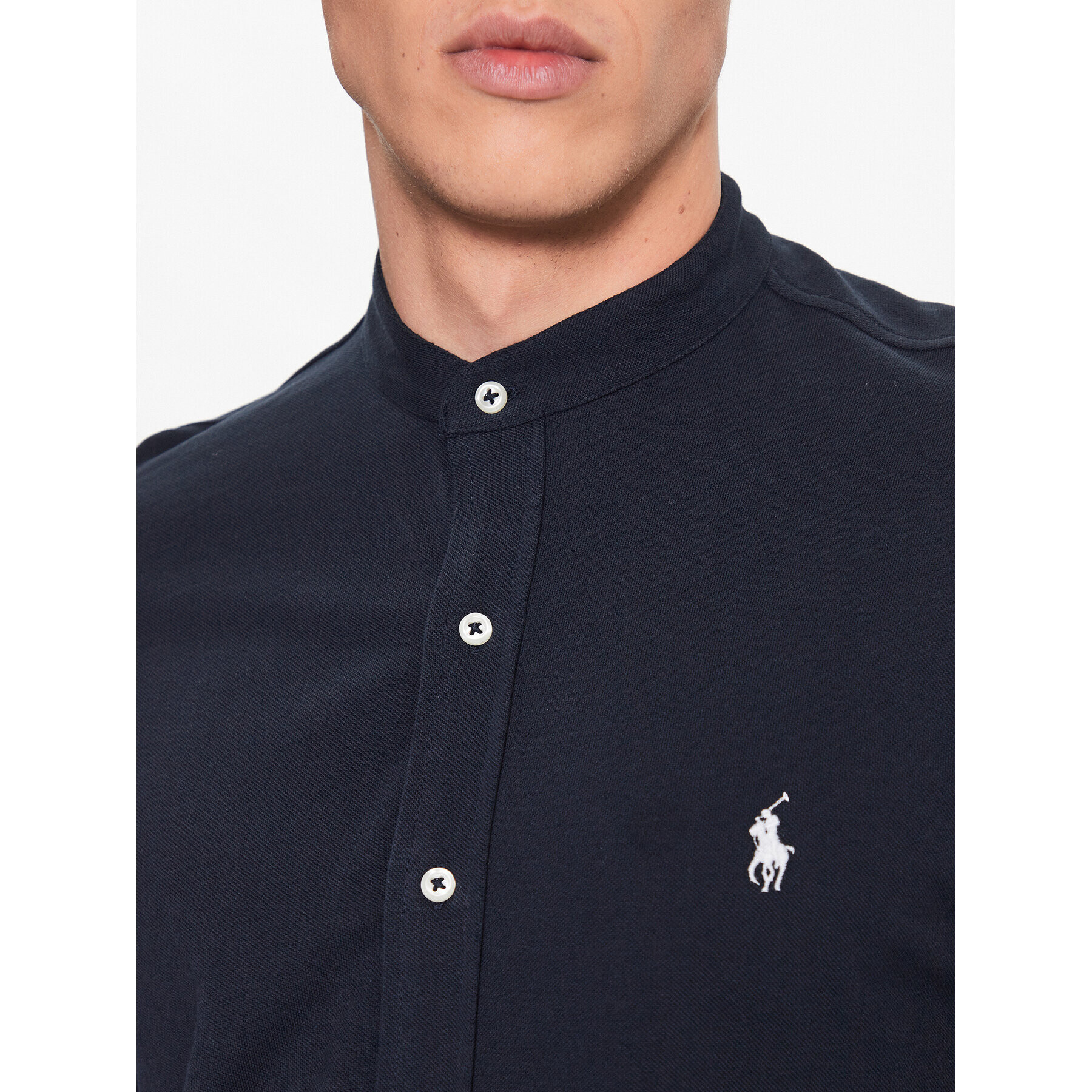 Polo Ralph Lauren Риза 710742468003 Тъмносин Regular Fit - Pepit.bg