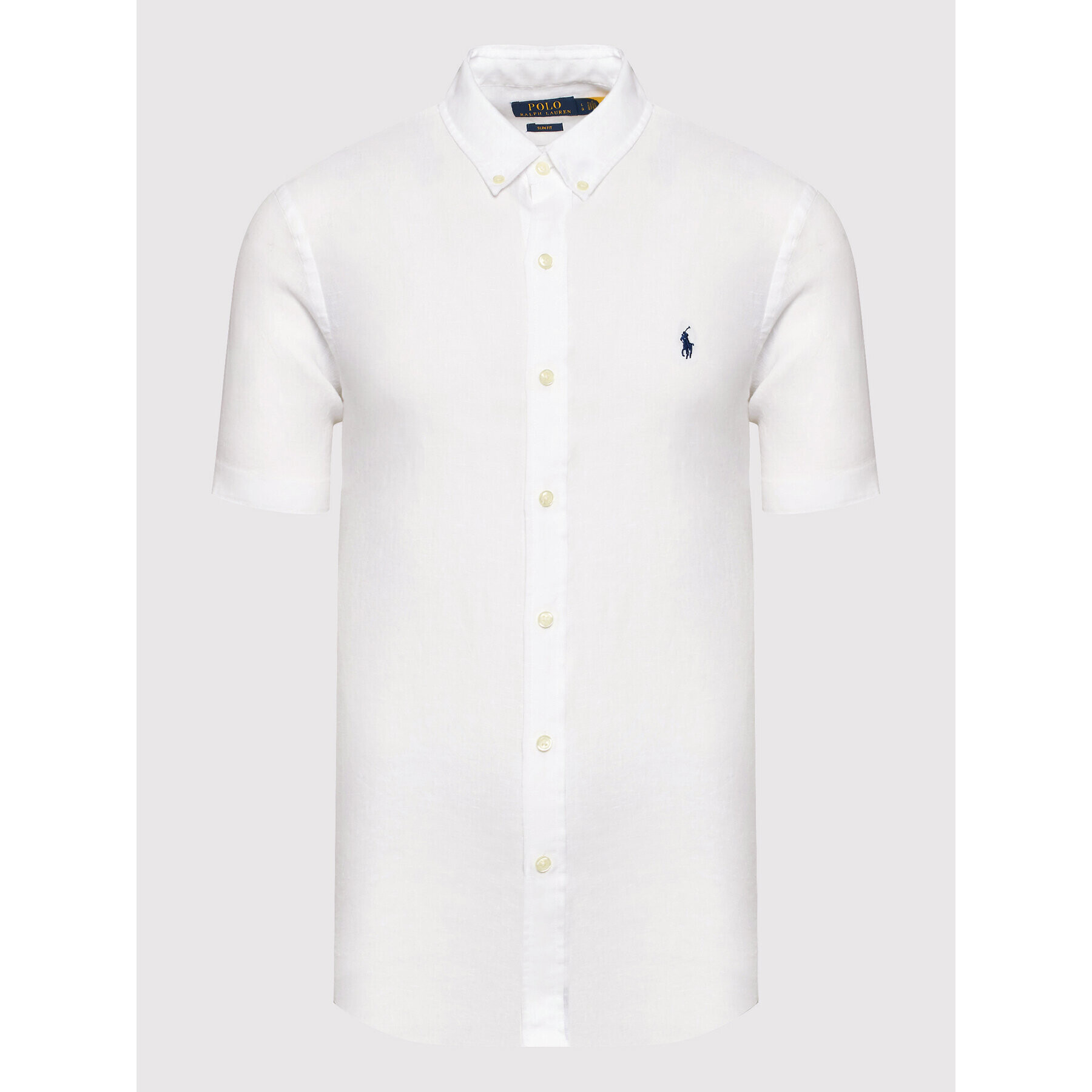 Polo Ralph Lauren Риза 710795453008 Бял Slim Fit - Pepit.bg