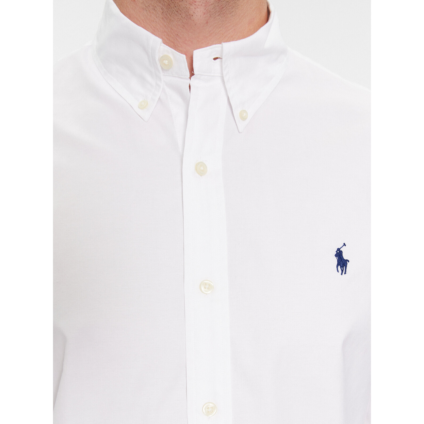 Polo Ralph Lauren Риза 710829480002 Бял Custom Fit - Pepit.bg