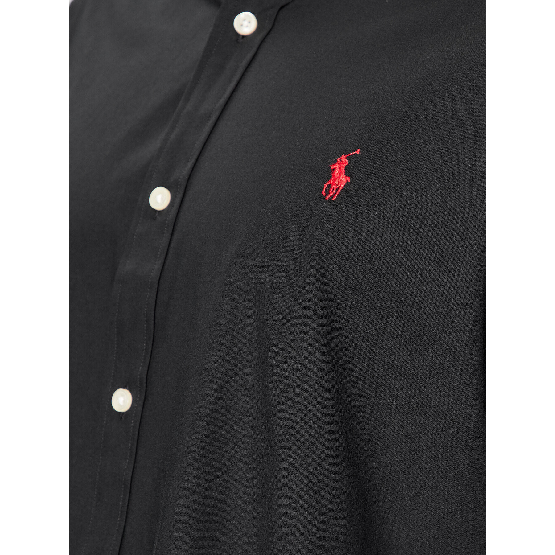 Polo Ralph Lauren Риза 710867364006 Черен Custom Fit - Pepit.bg