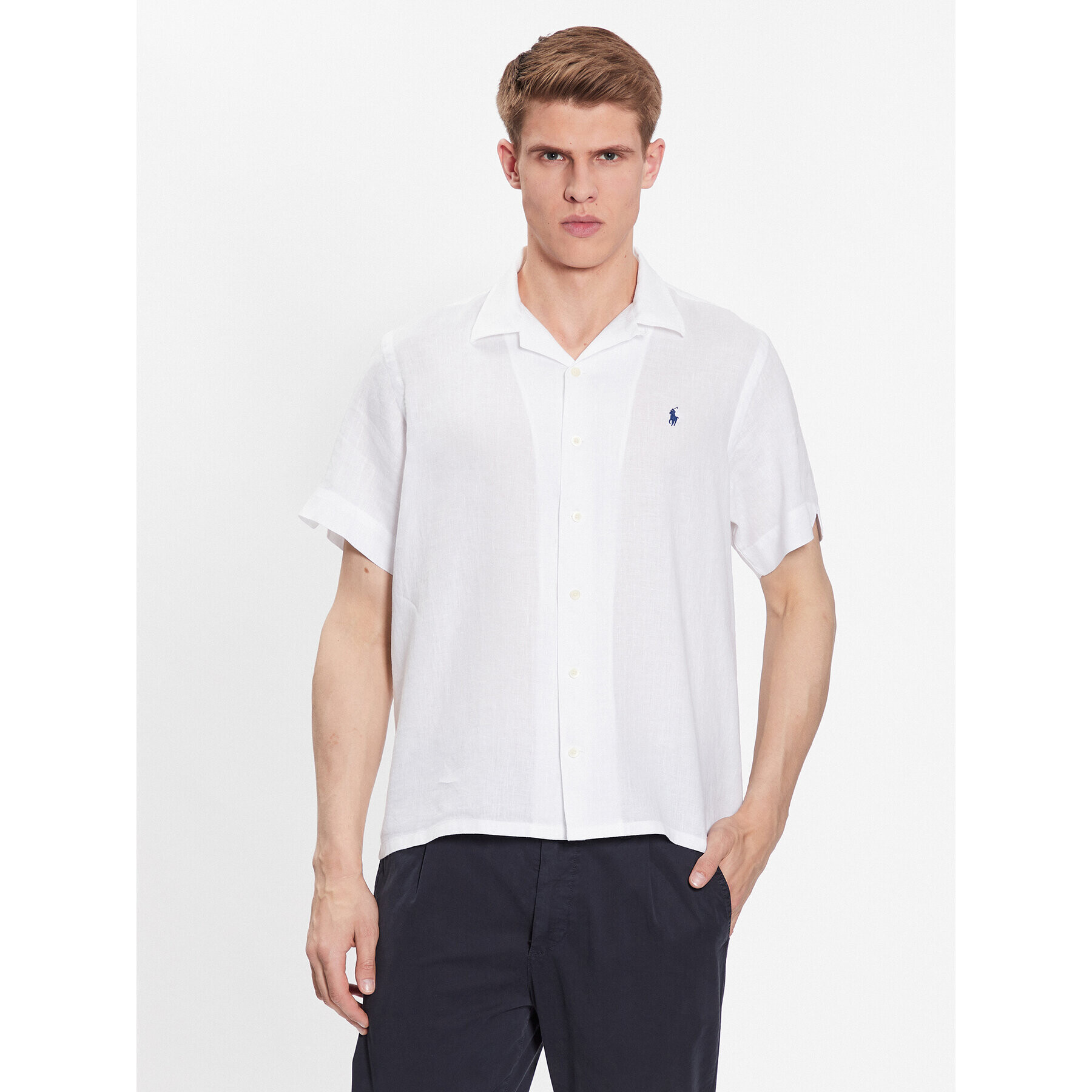 Polo Ralph Lauren Риза 710903886006 Бял Regular Fit - Pepit.bg