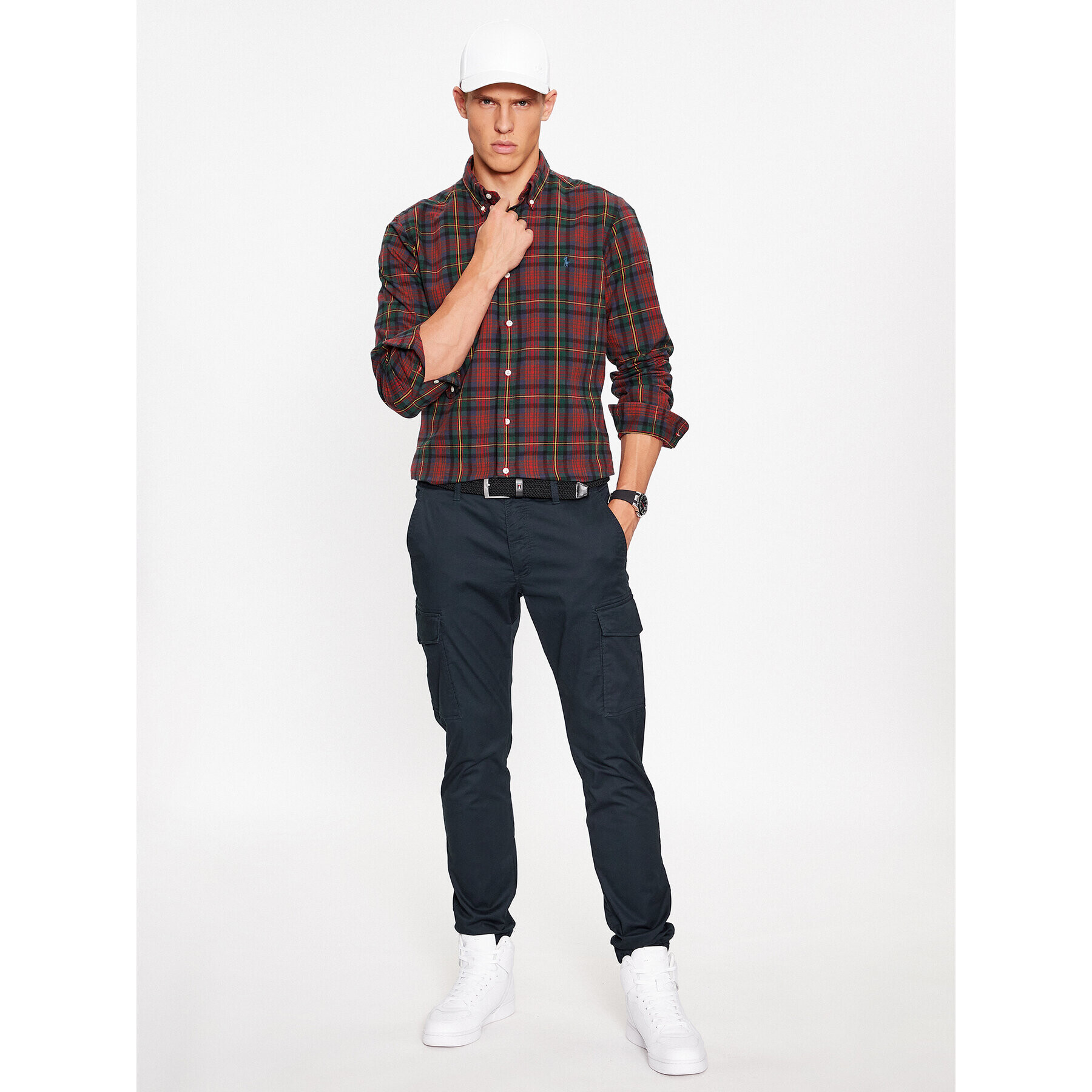 Polo Ralph Lauren Риза 710922274004 Червен Regular Fit - Pepit.bg