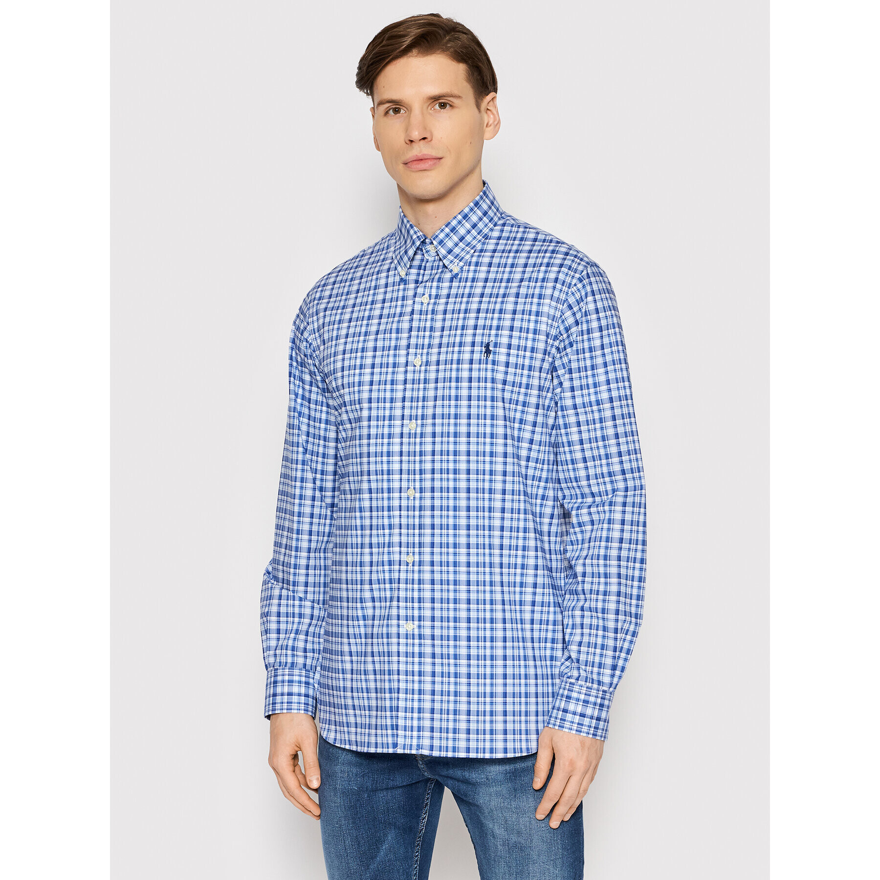 Polo Ralph Lauren Риза 712868899003 Син Custom Fit - Pepit.bg