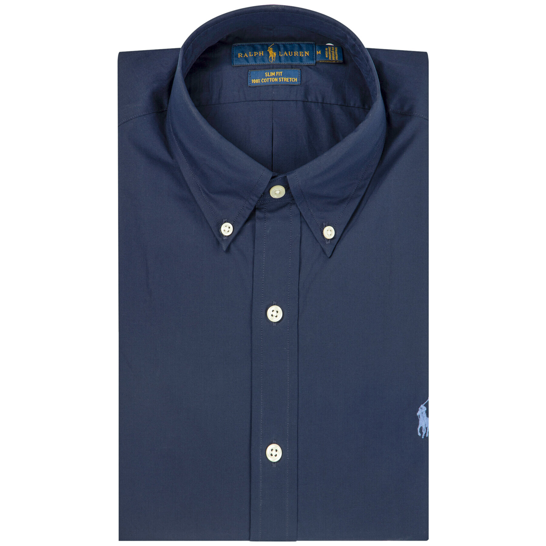 Polo Ralph Lauren Риза Bsr 710705269 Тъмносин Slim Fit - Pepit.bg