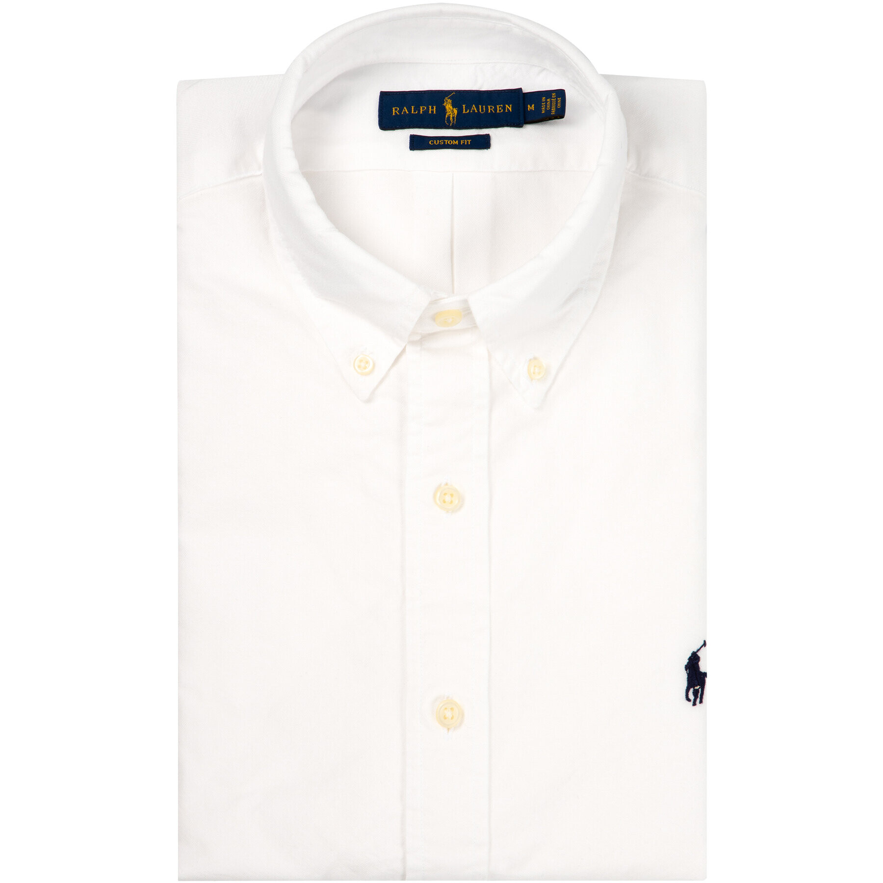 Polo Ralph Lauren Риза Bsr 710772290 Бял Custom Fit - Pepit.bg