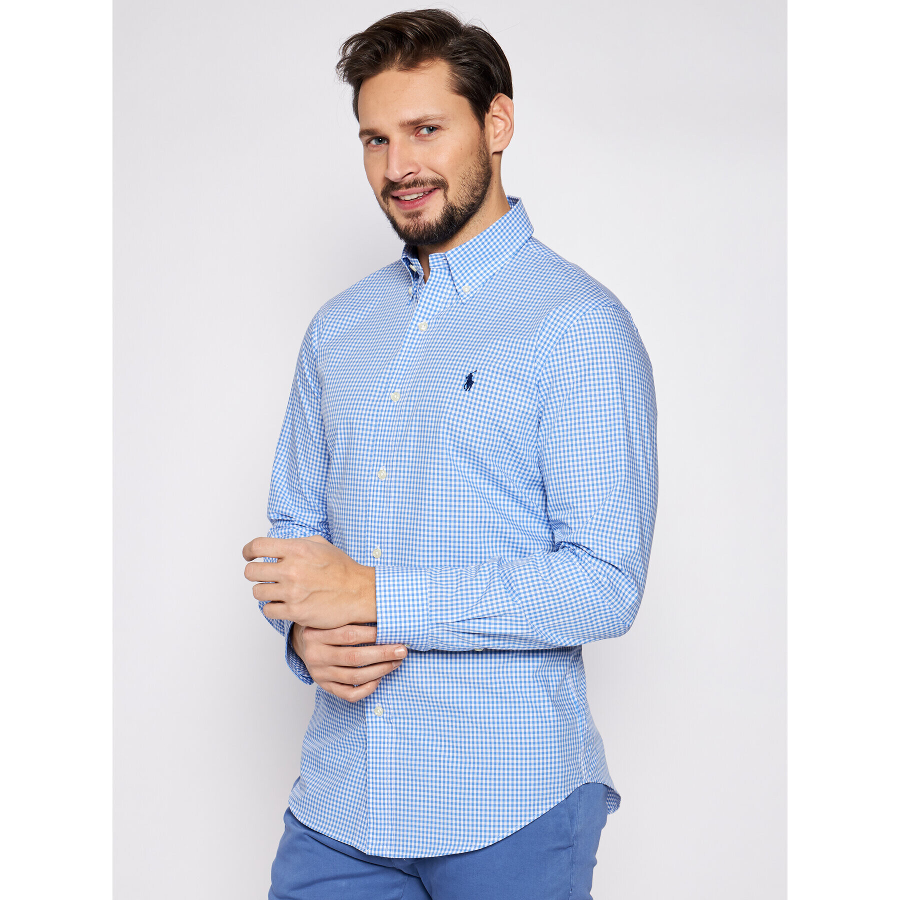 Polo Ralph Lauren Риза Bsr 710792044 Син Custom Fit - Pepit.bg