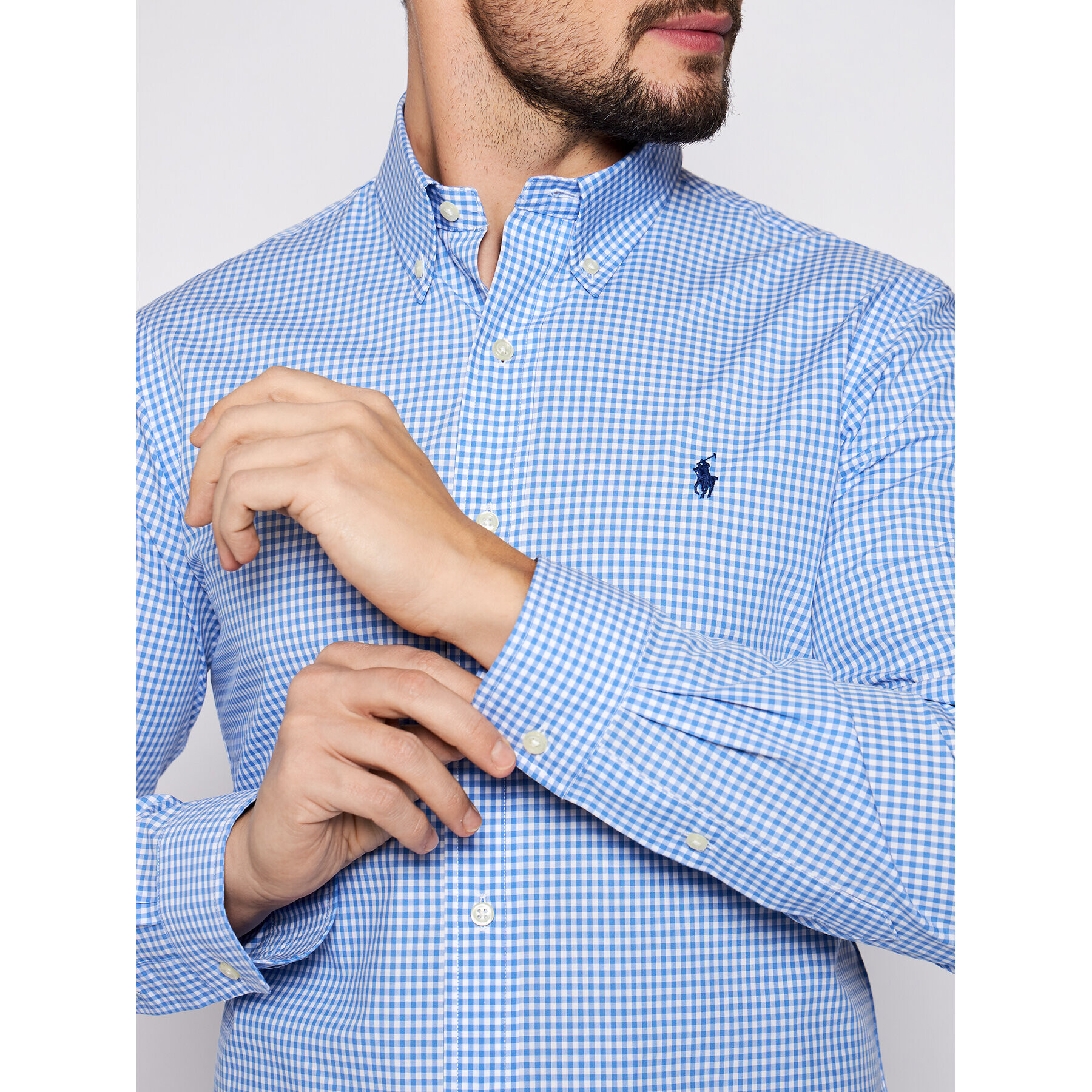 Polo Ralph Lauren Риза Bsr 710792044 Син Custom Fit - Pepit.bg