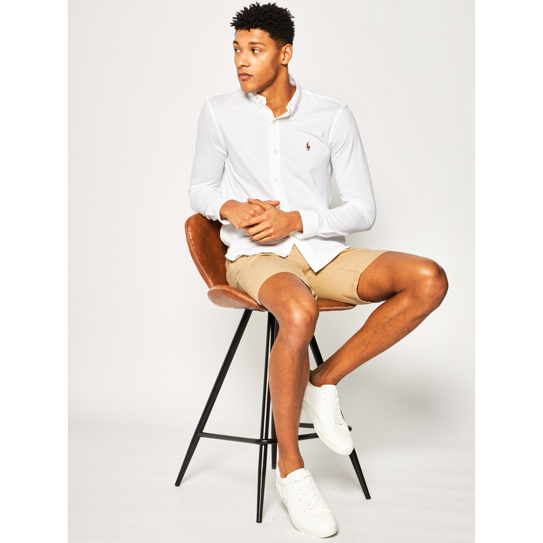 Polo Ralph Lauren Риза Classics 710728724 Бял Regular Fit - Pepit.bg