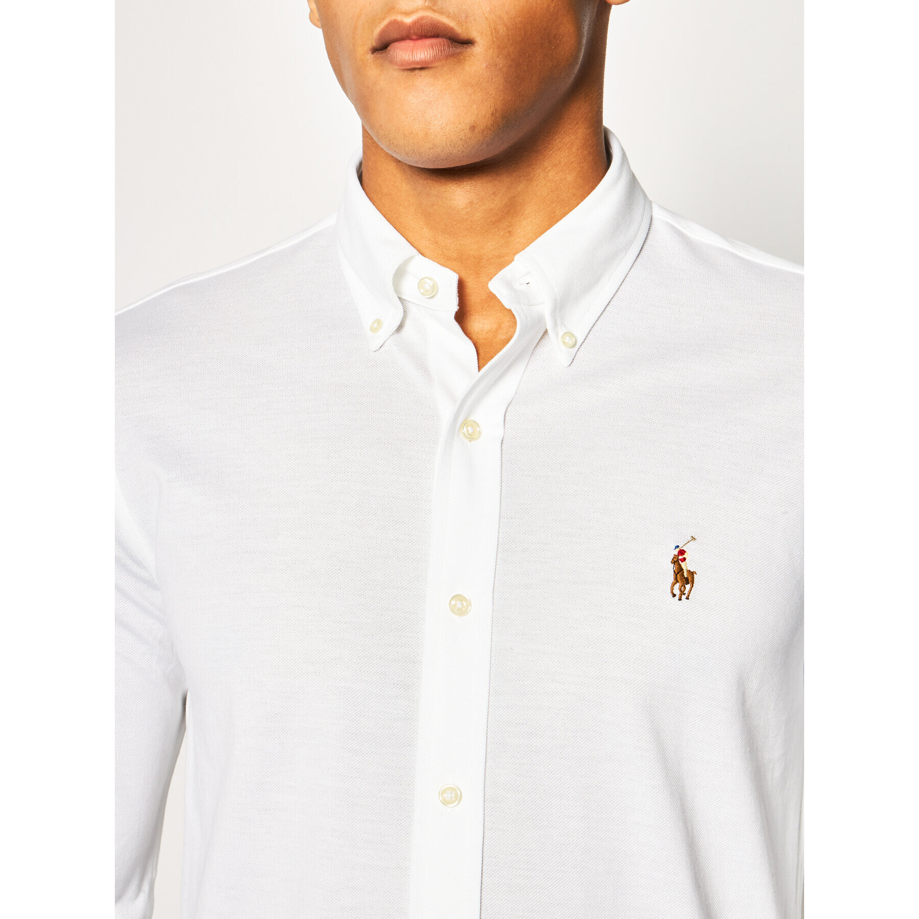 Polo Ralph Lauren Риза Classics 710728724 Бял Regular Fit - Pepit.bg