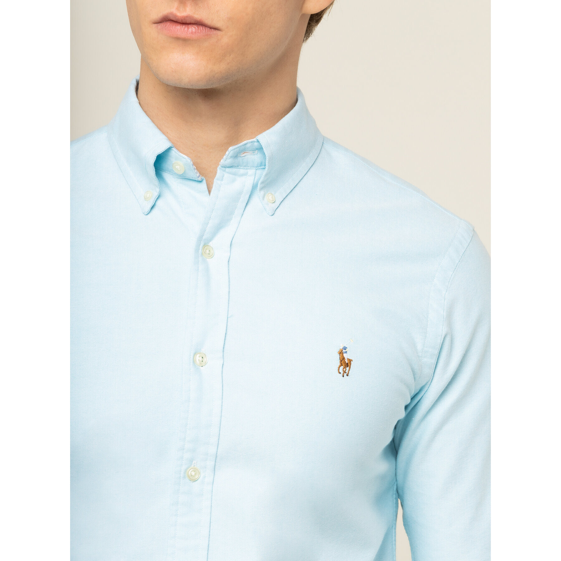 Polo Ralph Lauren Риза Classics 710784299011 Син Slim Fit - Pepit.bg