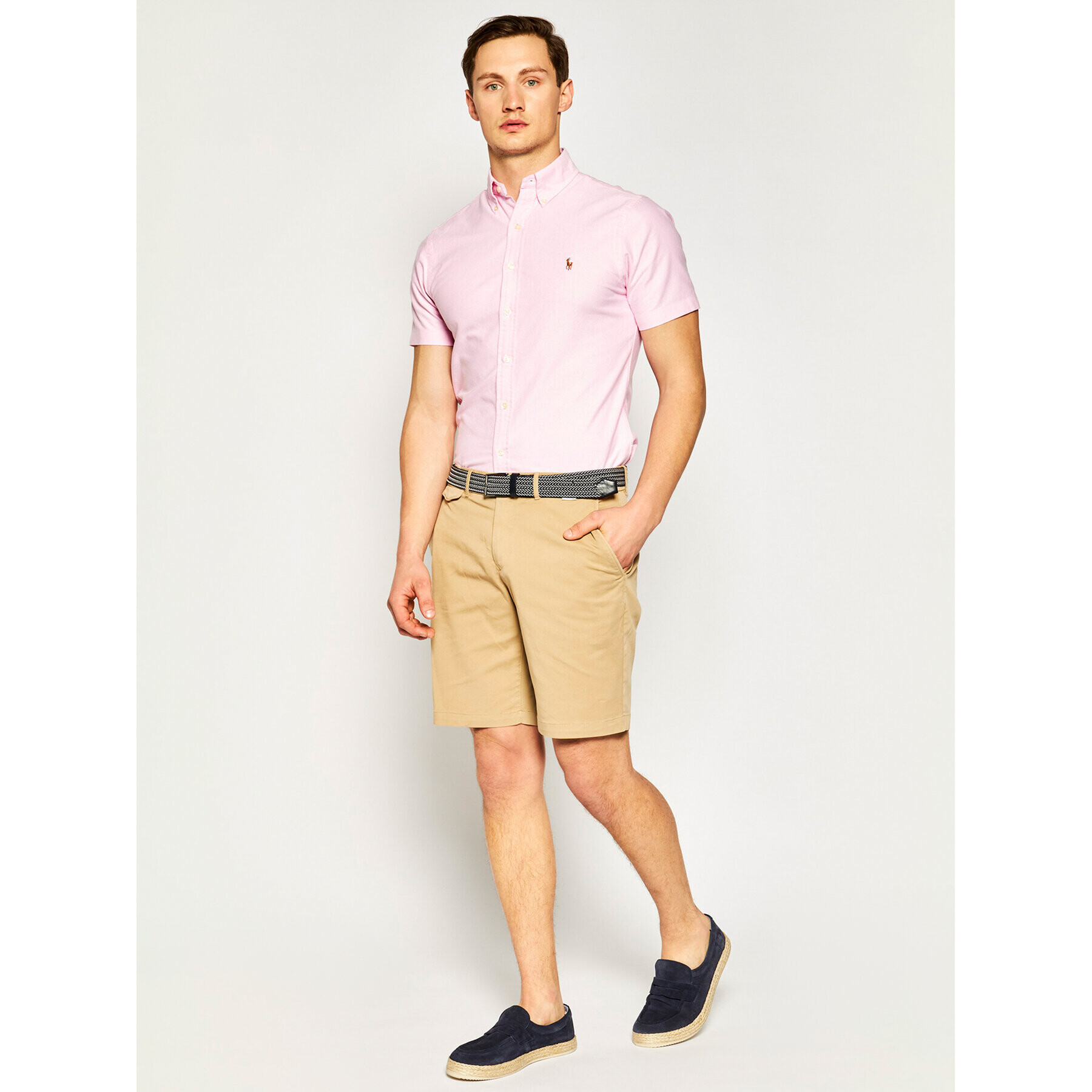 Polo Ralph Lauren Риза Classics 710787736 Розов Slim Fit - Pepit.bg