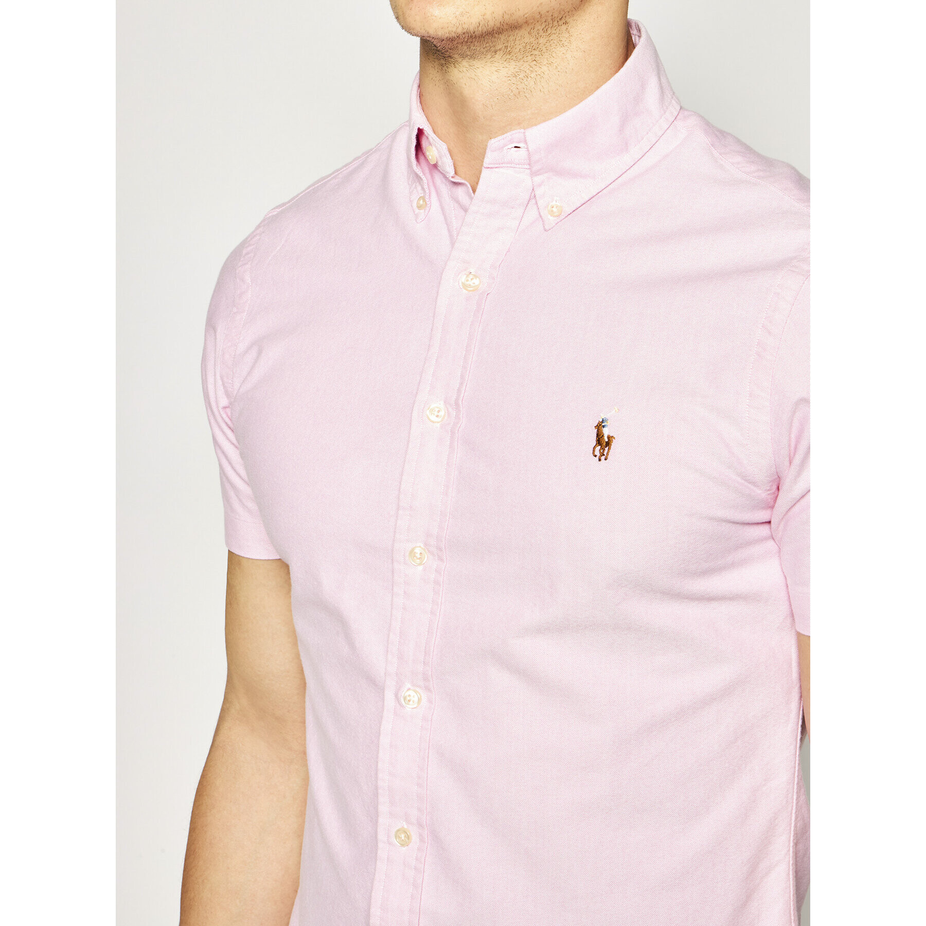 Polo Ralph Lauren Риза Classics 710787736 Розов Slim Fit - Pepit.bg