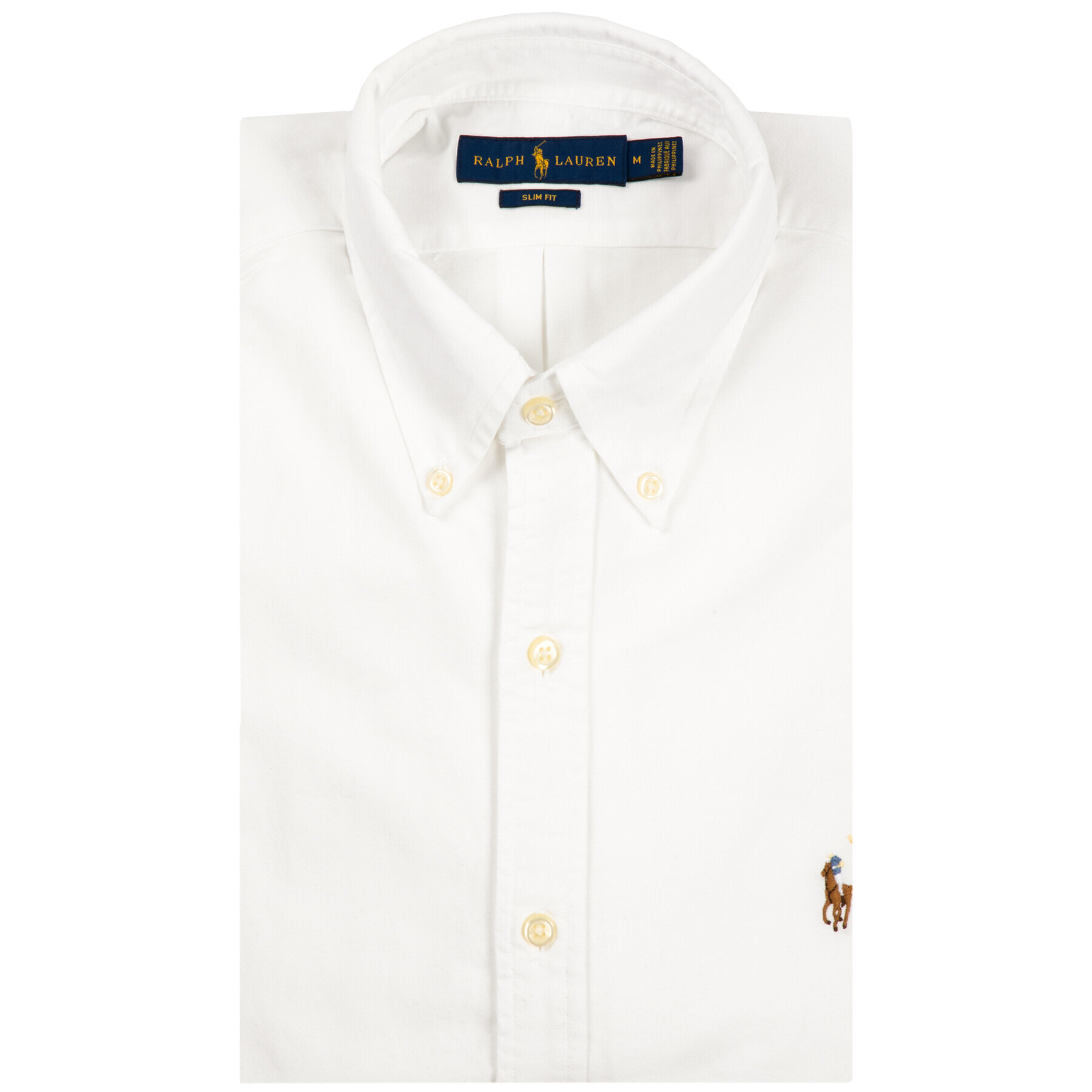 Polo Ralph Lauren Риза Core Replen 710549084 Бял Slim Fit - Pepit.bg