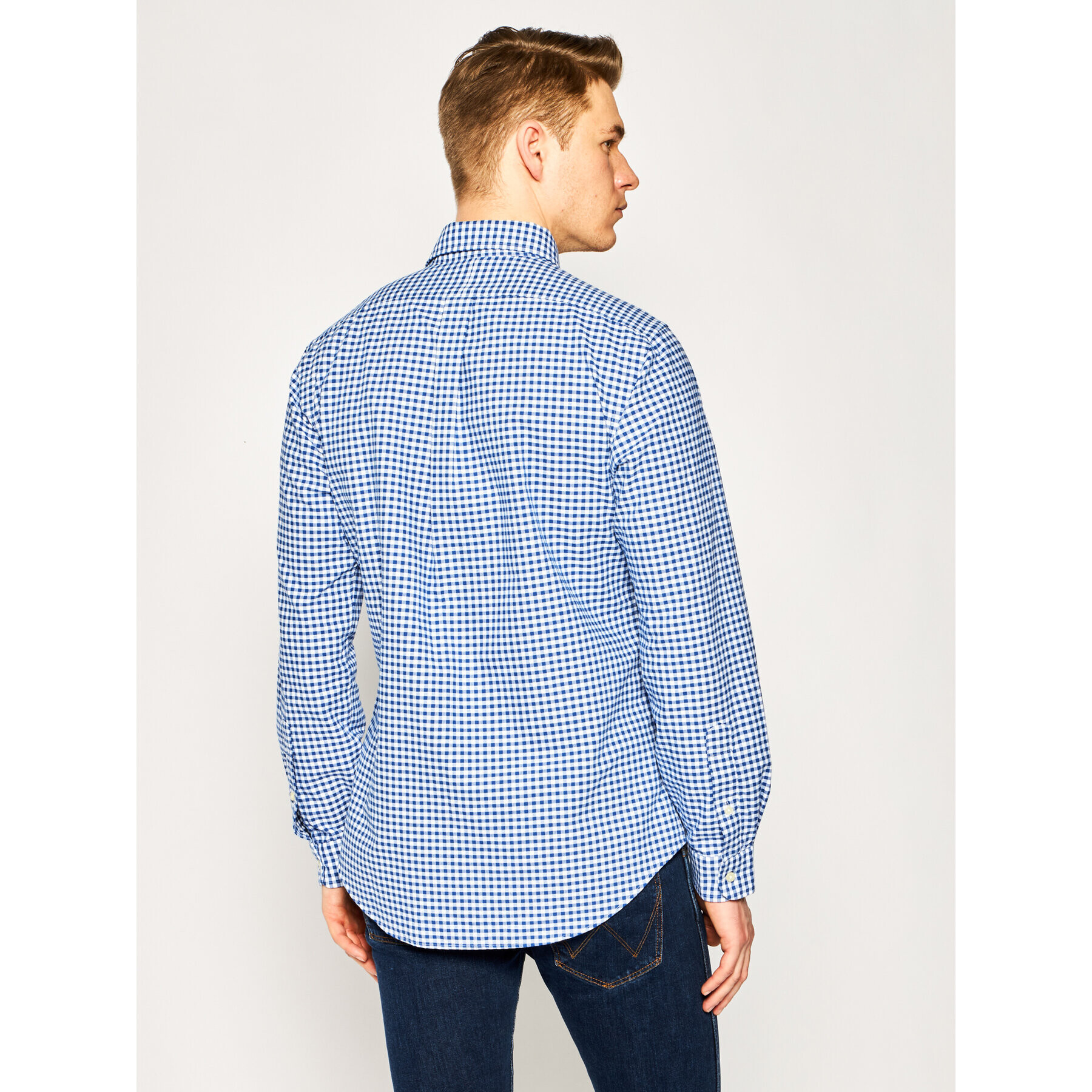 Polo Ralph Lauren Риза Core Replen 710792041 Син Custom Fit - Pepit.bg