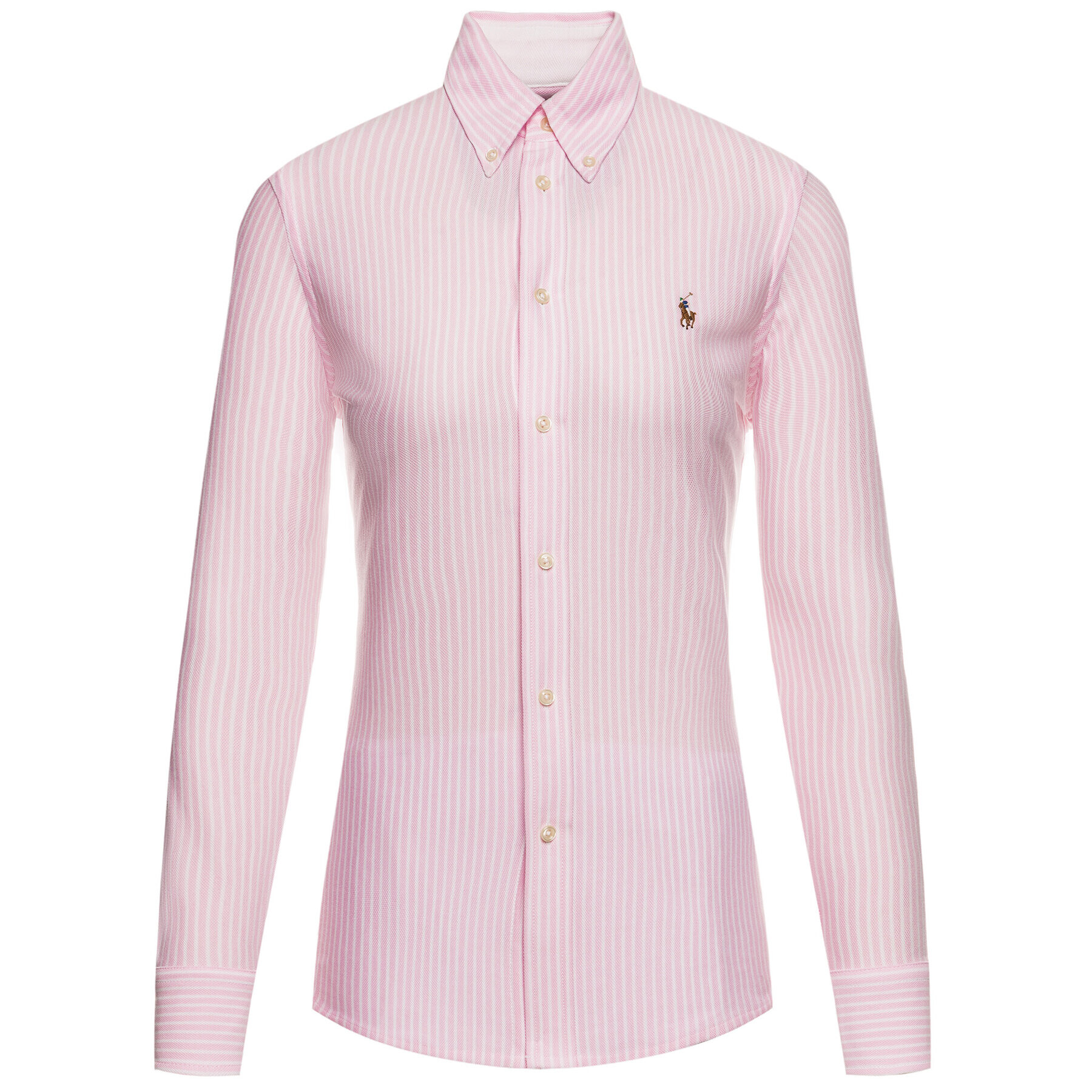 Polo Ralph Lauren Риза Oxford 211664416 Розов Slim Fit - Pepit.bg