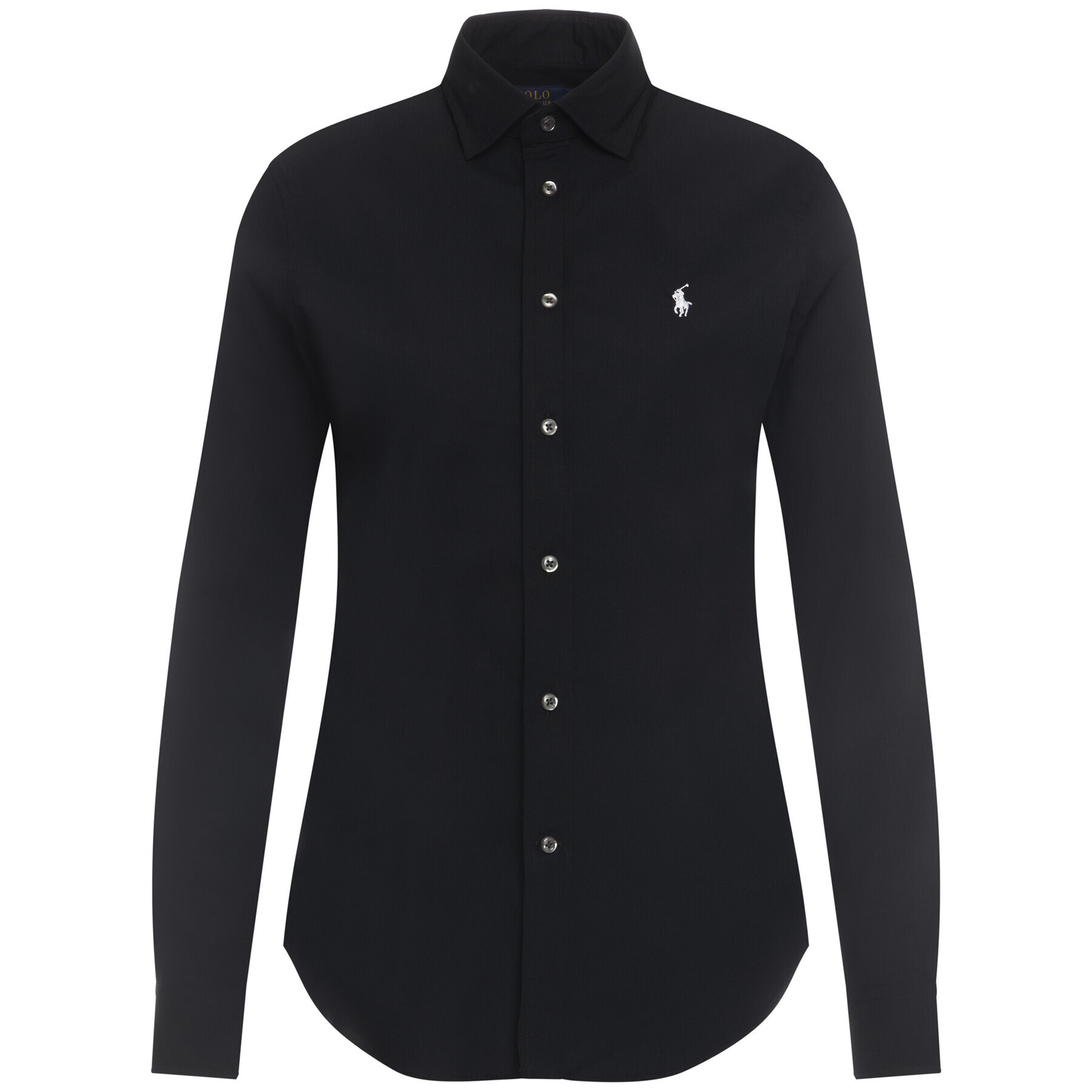 Polo Ralph Lauren Риза Stretch Poplin 211537103 Черен Slim Fit - Pepit.bg