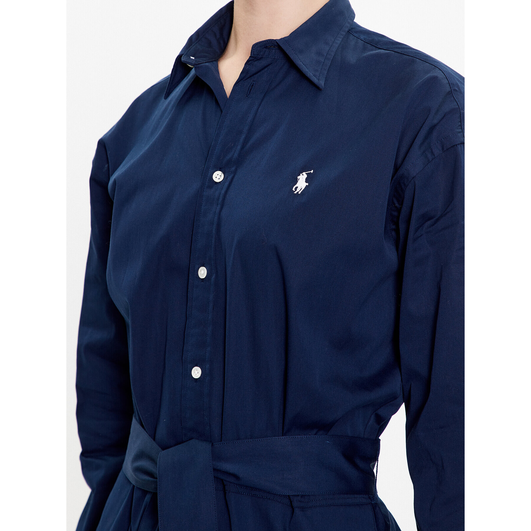 Polo Ralph Lauren Рокля тип риза 211903189001 Тъмносин Regular Fit - Pepit.bg