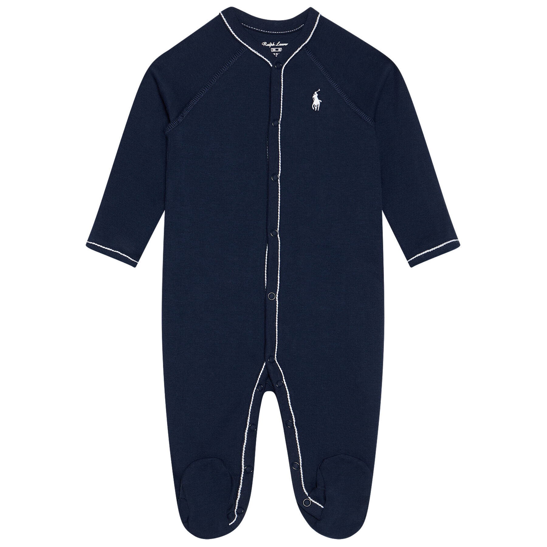 Polo Ralph Lauren Ромпер Solid 320552445001 Тъмносин - Pepit.bg