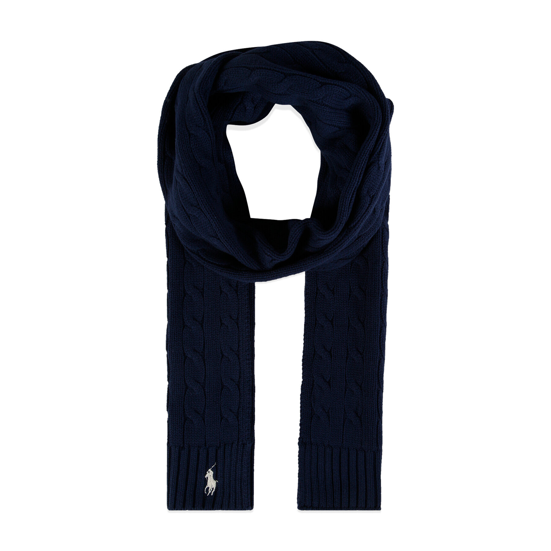 Polo Ralph Lauren Шал Ct Cbl Scarf 455888195002 Тъмносин - Pepit.bg