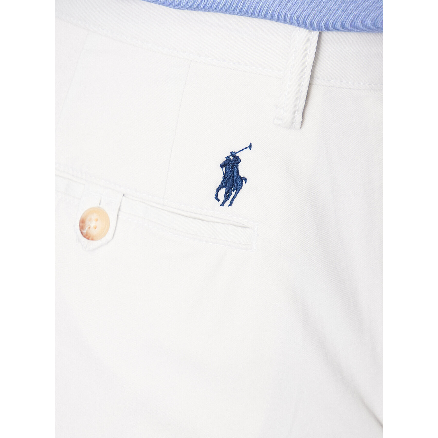 Polo Ralph Lauren Шорти от плат 710799213031 Бял Slim Fit - Pepit.bg