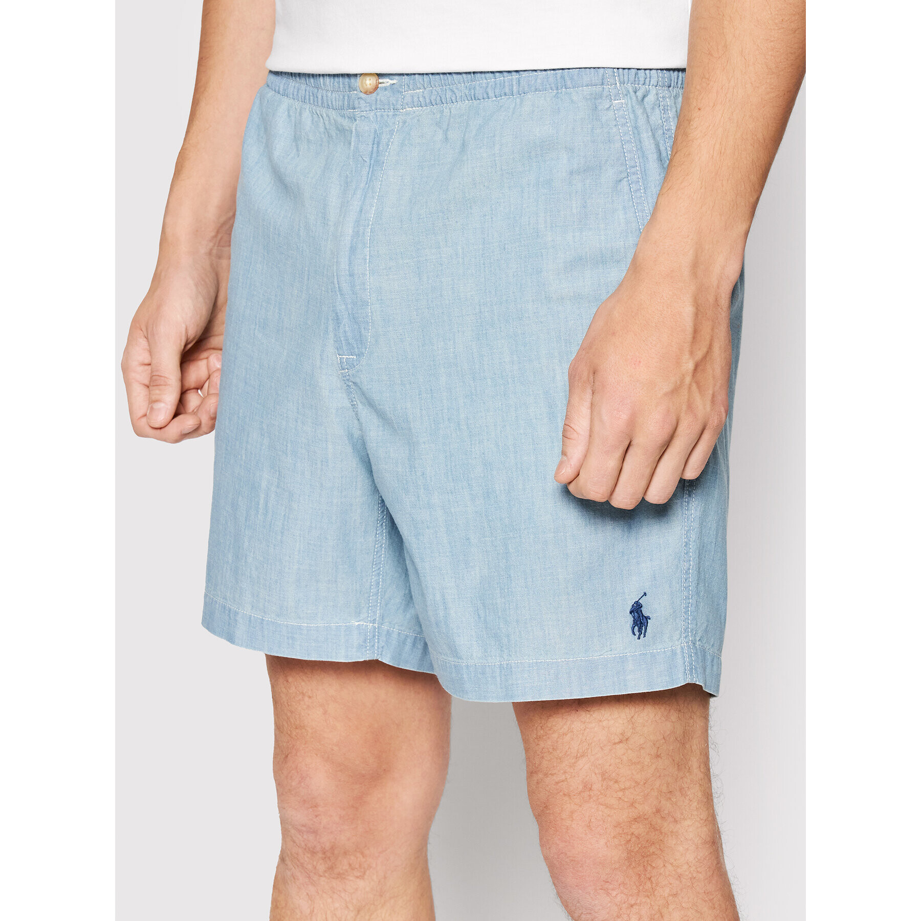 Polo Ralph Lauren Шорти от плат 710862776001 Син Regular Fit - Pepit.bg