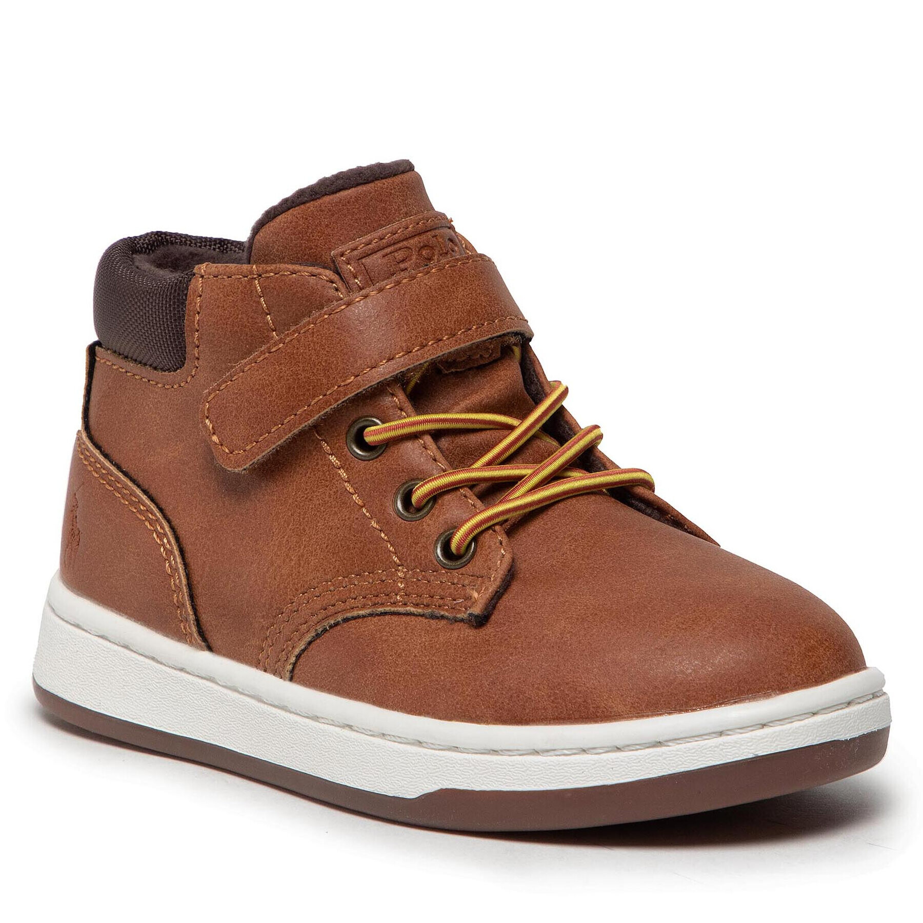 Polo Ralph Lauren Зимни обувки Court Sneaker Boot Ps RF103210 Кафяв - Pepit.bg