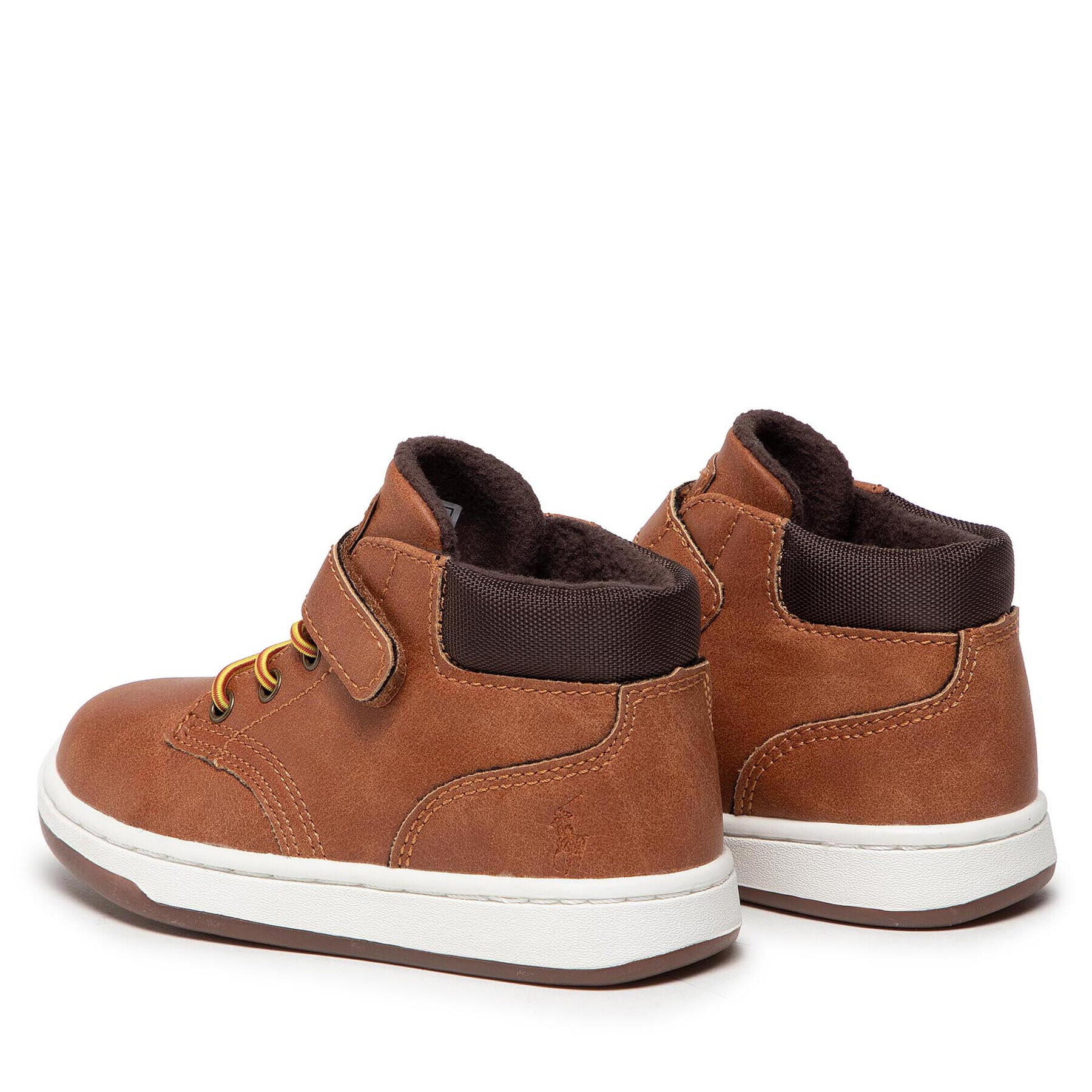 Polo Ralph Lauren Зимни обувки Court Sneaker Boot Ps RF103210 Кафяв - Pepit.bg