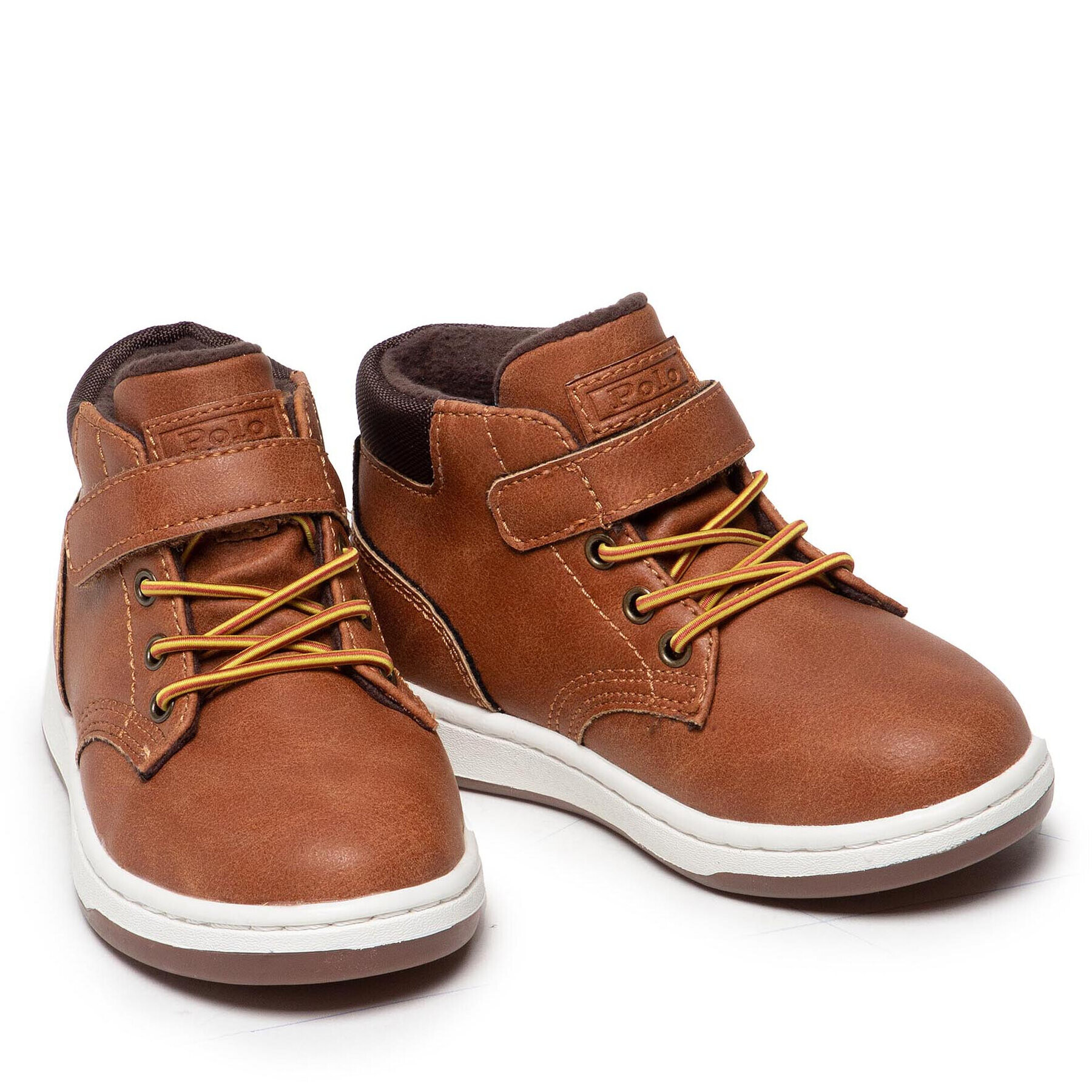 Polo Ralph Lauren Зимни обувки Court Sneaker Boot Ps RF103210 Кафяв - Pepit.bg