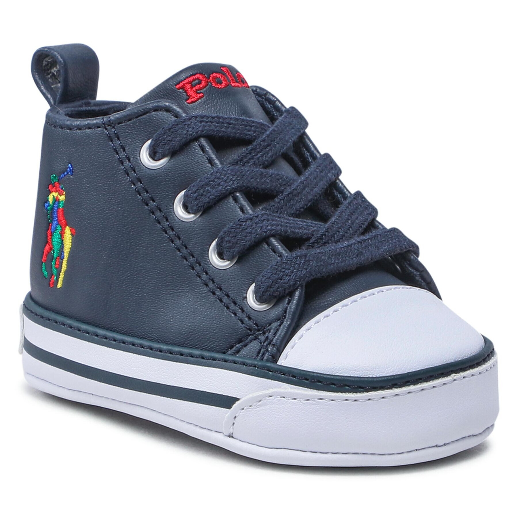 Polo Ralph Lauren Сникърси Hamptyn Hi RL100673 Тъмносин - Pepit.bg