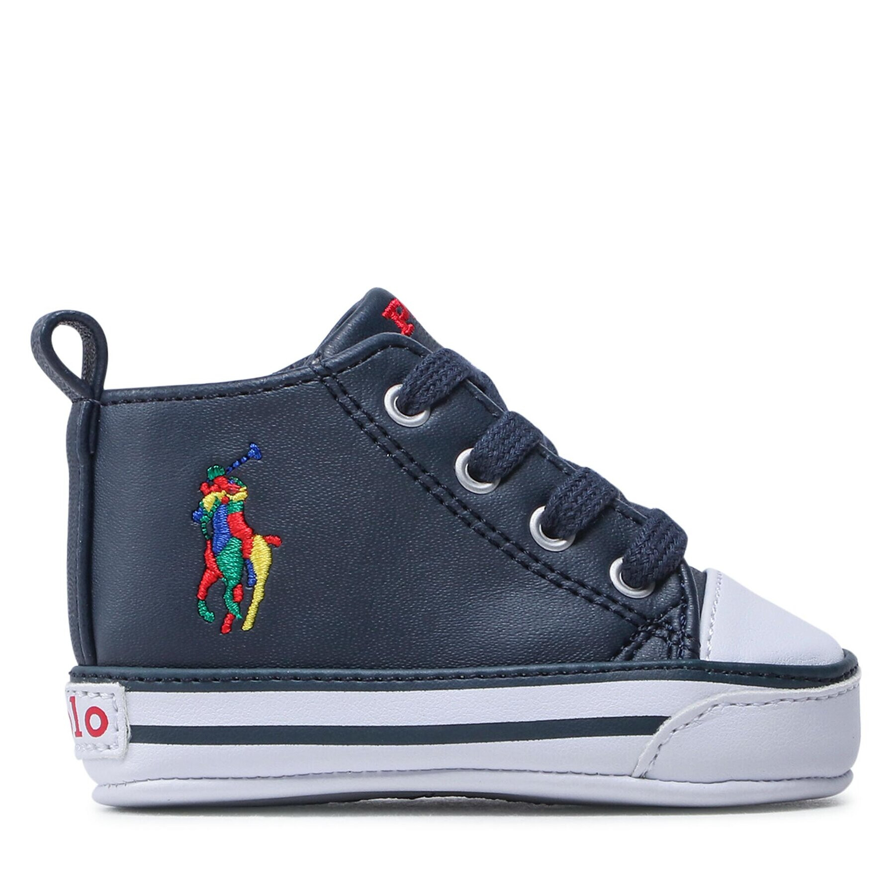 Polo Ralph Lauren Сникърси Hamptyn Hi RL100673 Тъмносин - Pepit.bg