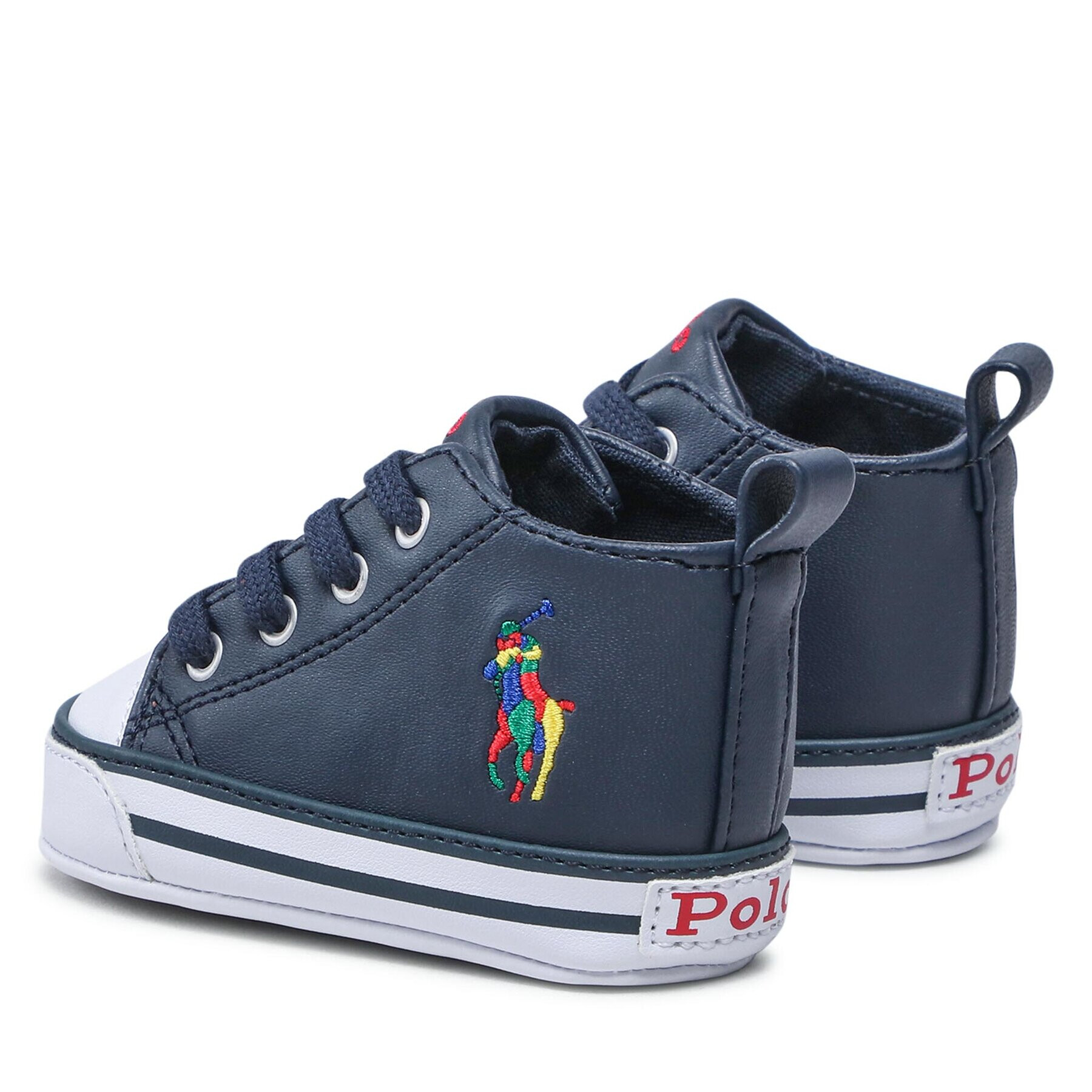 Polo Ralph Lauren Сникърси Hamptyn Hi RL100673 Тъмносин - Pepit.bg