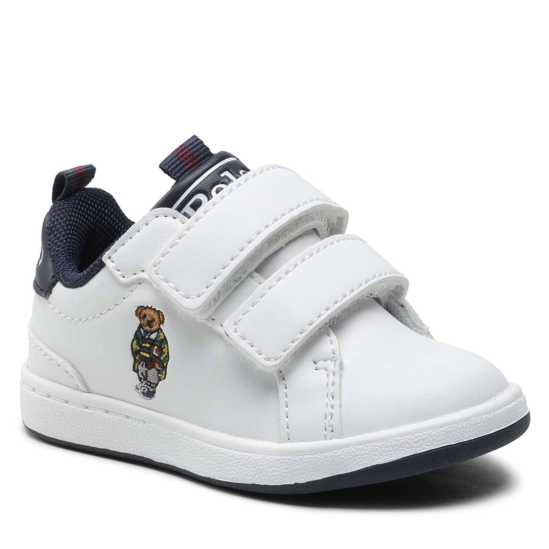 Polo Ralph Lauren Сникърси Heritage Court Bear Ez RF103795 M Бял - Pepit.bg