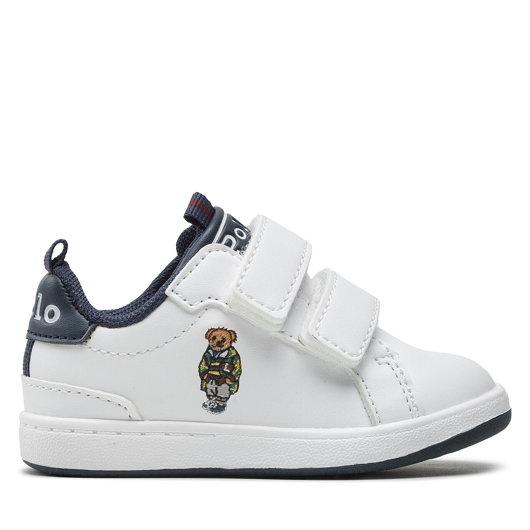 Polo Ralph Lauren Сникърси Heritage Court Bear Ez RF103795 M Бял - Pepit.bg