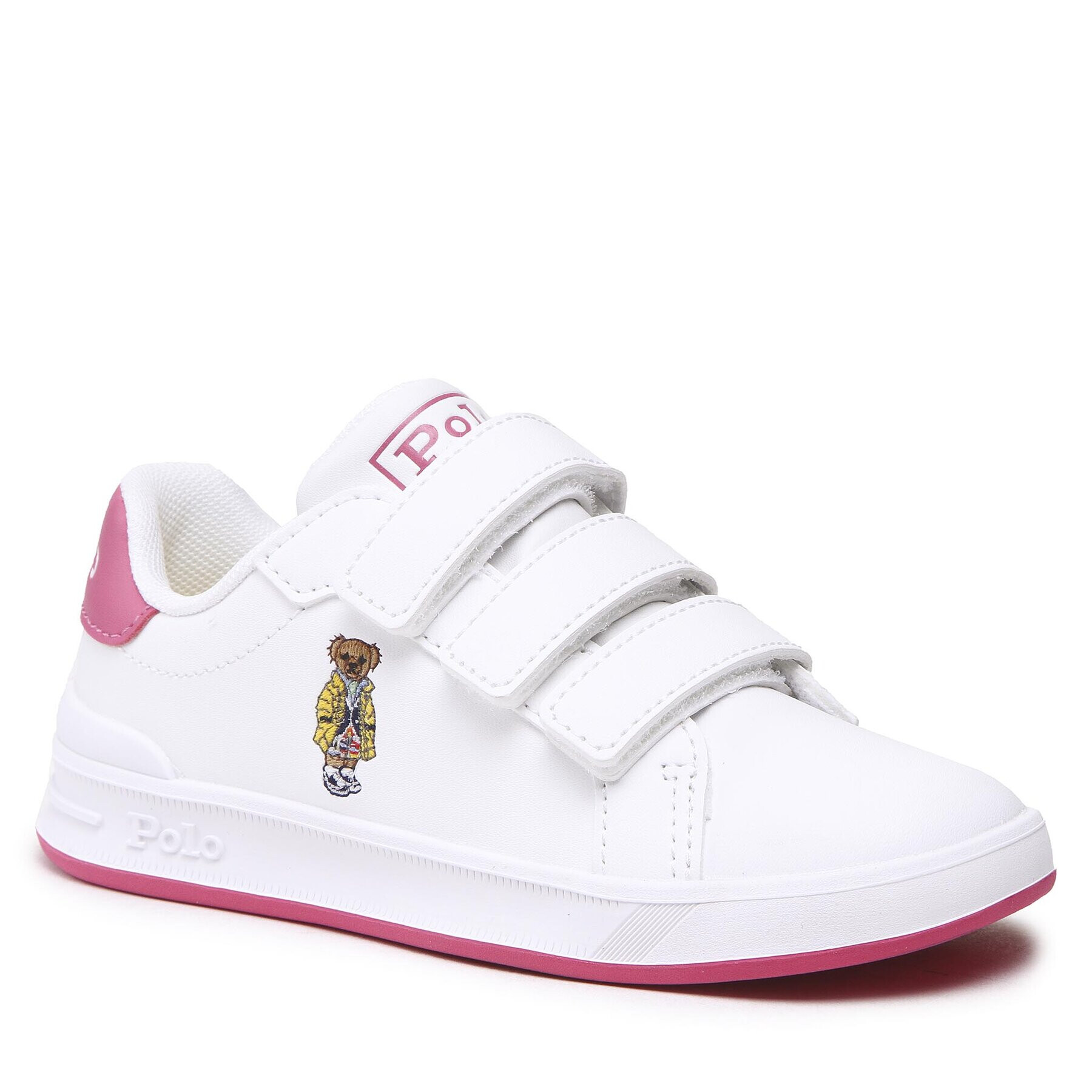 Polo Ralph Lauren Сникърси Heritage Court Ii Bear Ez RF104108 Бял - Pepit.bg