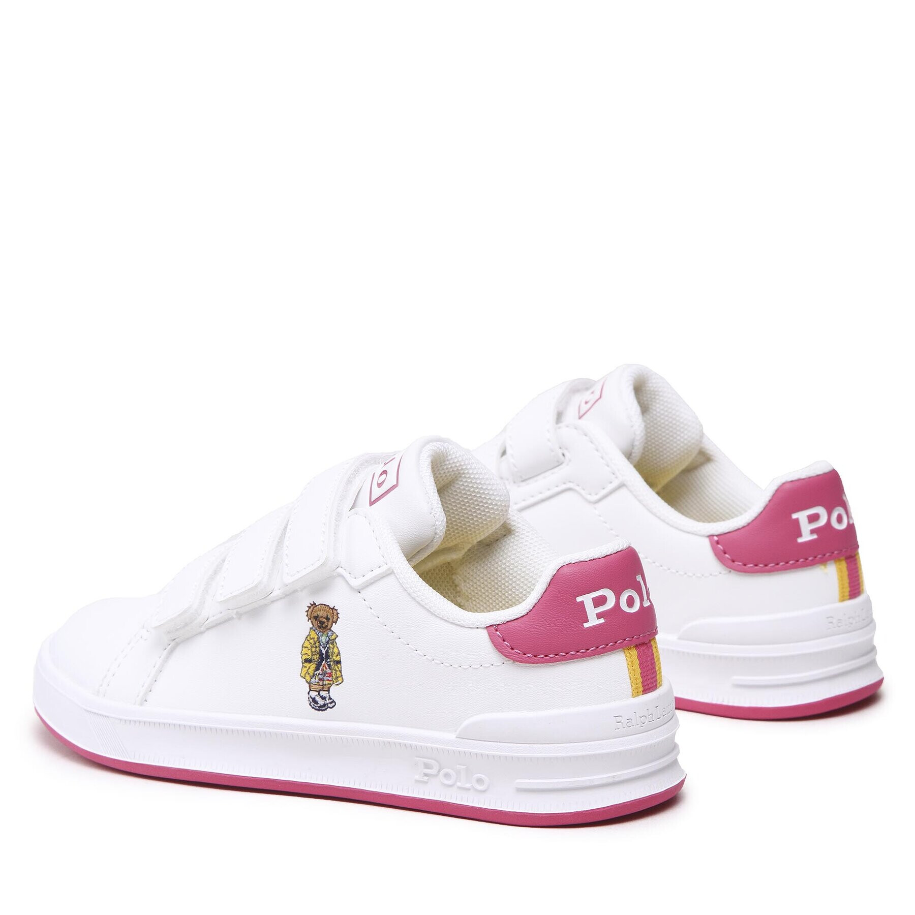 Polo Ralph Lauren Сникърси Heritage Court Ii Bear Ez RF104108 Бял - Pepit.bg