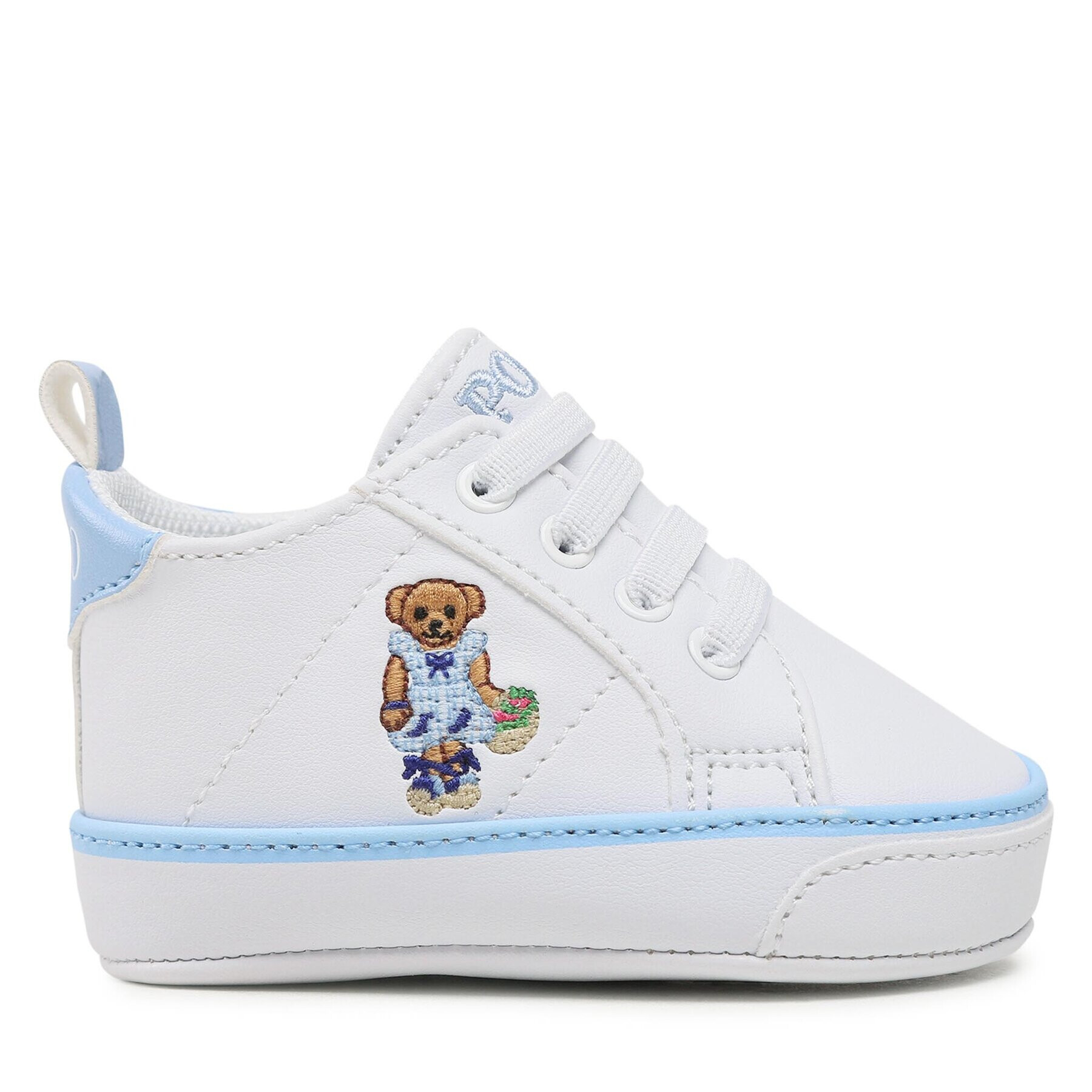 Polo Ralph Lauren Сникърси Quilton Bear Gore Hi Layette RL100730 Бял - Pepit.bg